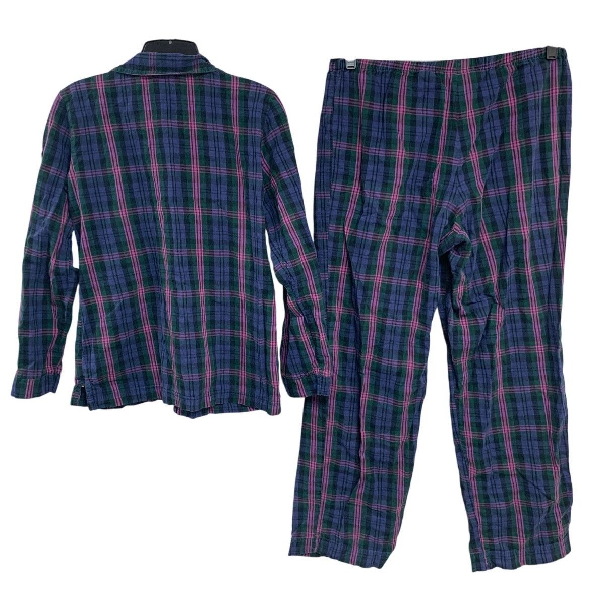 L.L. Bean LL Bean Womens XS Plaid Shirt Elastic Waist Pants PJ Set Size 27" / US 4 / IT 40 - 2 Thumbnail