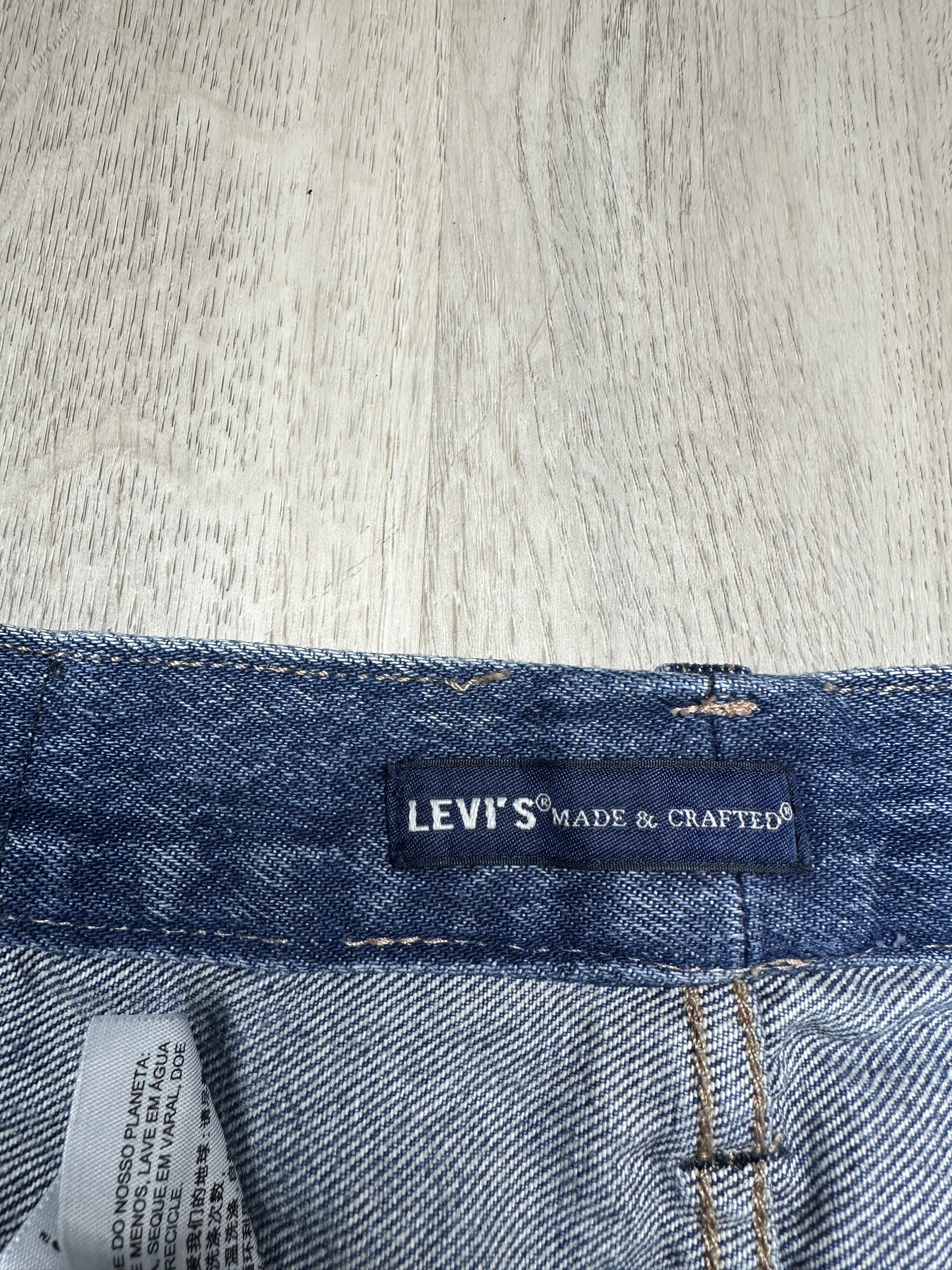 Levi's Levi's 512 Made & Crafted Mens Salvage Denim Pants Jeans Size US 30 / EU 46 - 10 Thumbnail