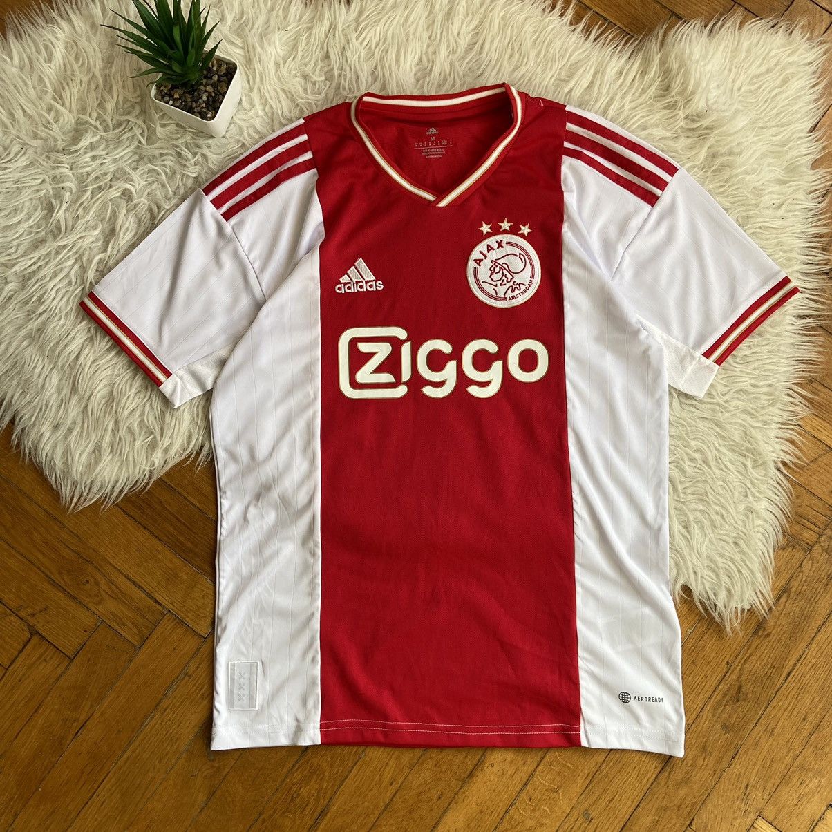 Adidas 📌 Ajax Amsterdam 2022 Home Shirt Jersey Soccer kit tee Size US M / EU 48-50 / 2 - 1 Thumbnail