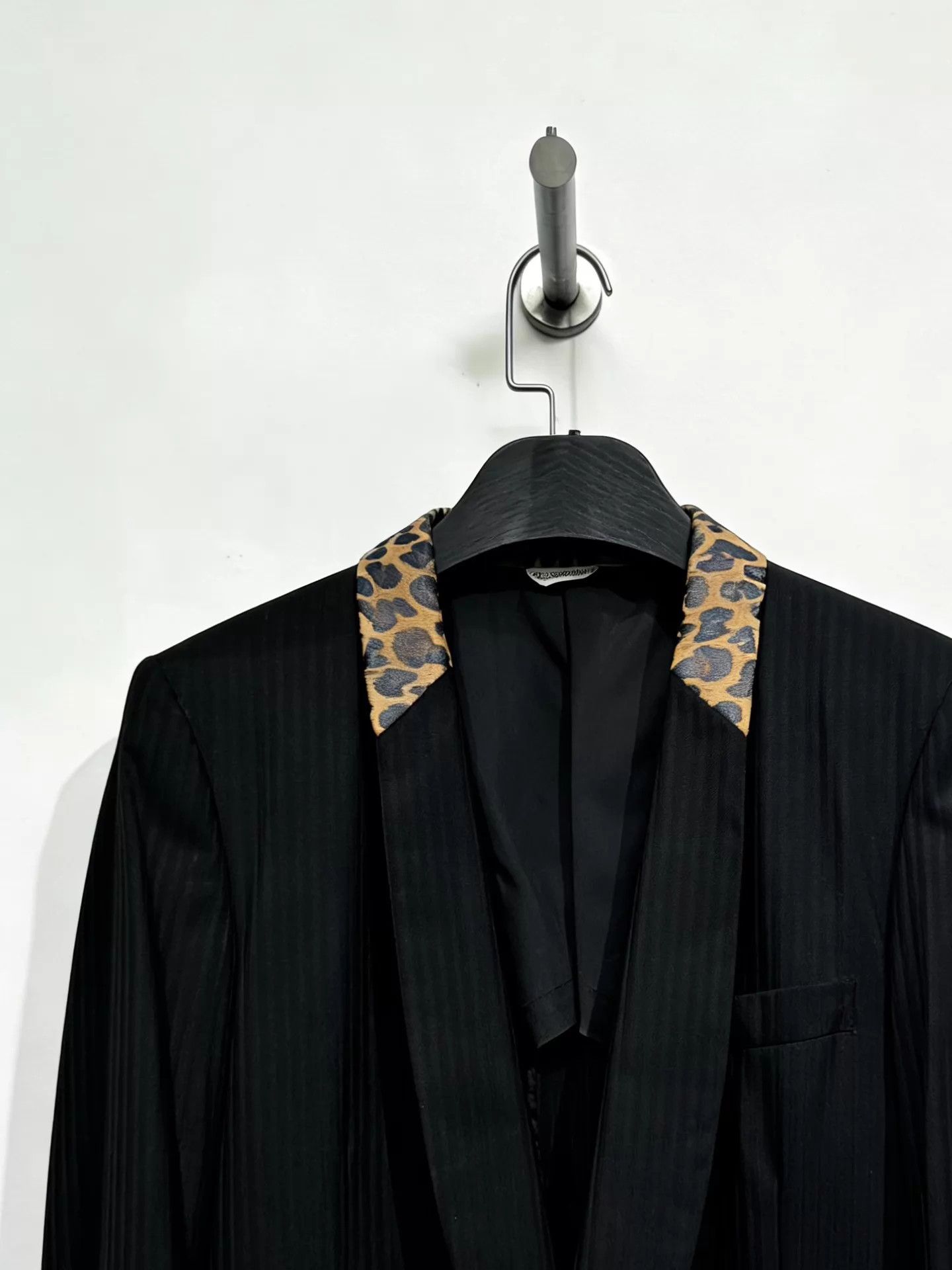 Comme des Garcons CDG HOMMEPLUS 2015SS Leopard Collar Jacket XS Size US XS / EU 42 / 0 - 3 Thumbnail