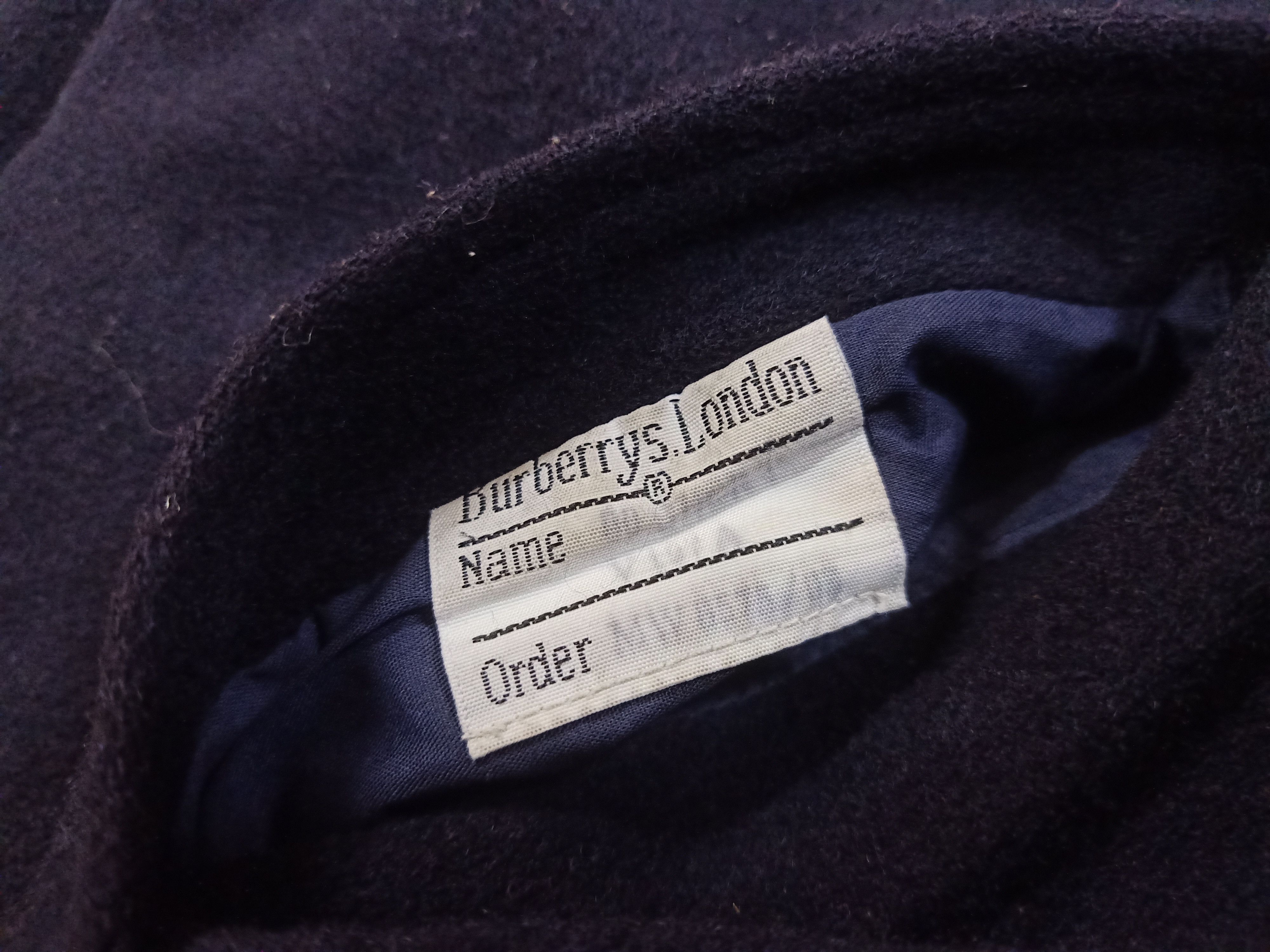 Burberry Rare!! BURBERRYS 80s Made In England Dark Navy Jacket Size US XL / EU 56 / 4 - 14 Thumbnail