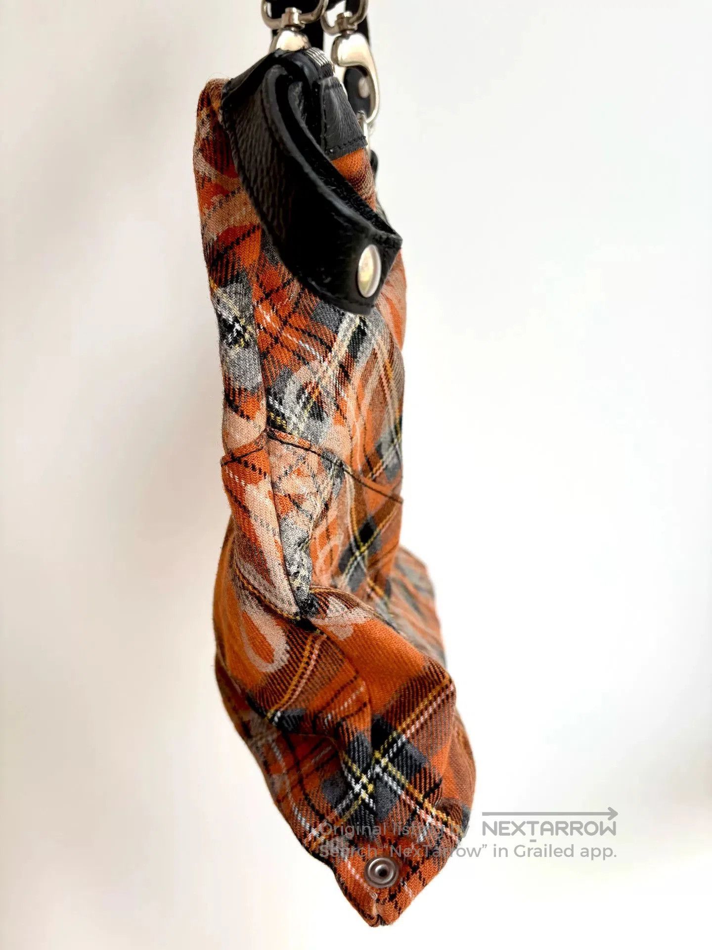 Vivienne Westwood Vivienne Westwood Vintage Orange Plaid Graffiti Handbag. Size ONE SIZE - 3 Thumbnail