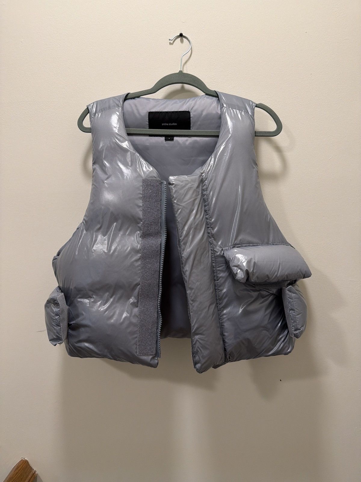 Entire Studios Entire Studios Gray Pillow Down Vest Size US S / EU 44-46 / 1 - 2 Thumbnail