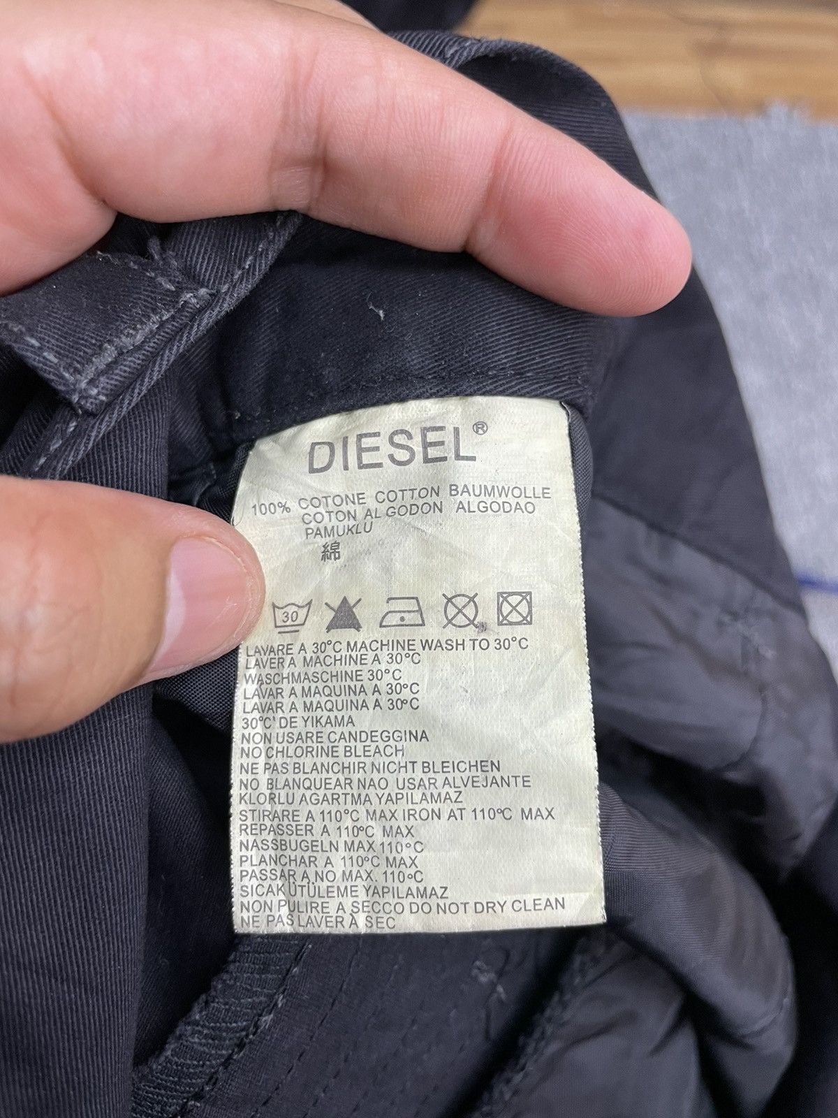 Diesel Diesel Relaxed Stretch Pants Black Trousers Size 32 Size US 32 / EU 48 - 5 Thumbnail