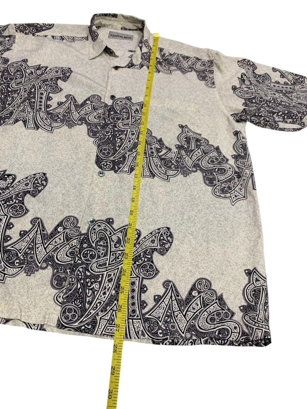 Kansai Yamamoto Rare Kansai Yamamoto Man Batik Motif Button Down Silk Shirt Size US L / EU 52-54 / 3 - 6 Thumbnail