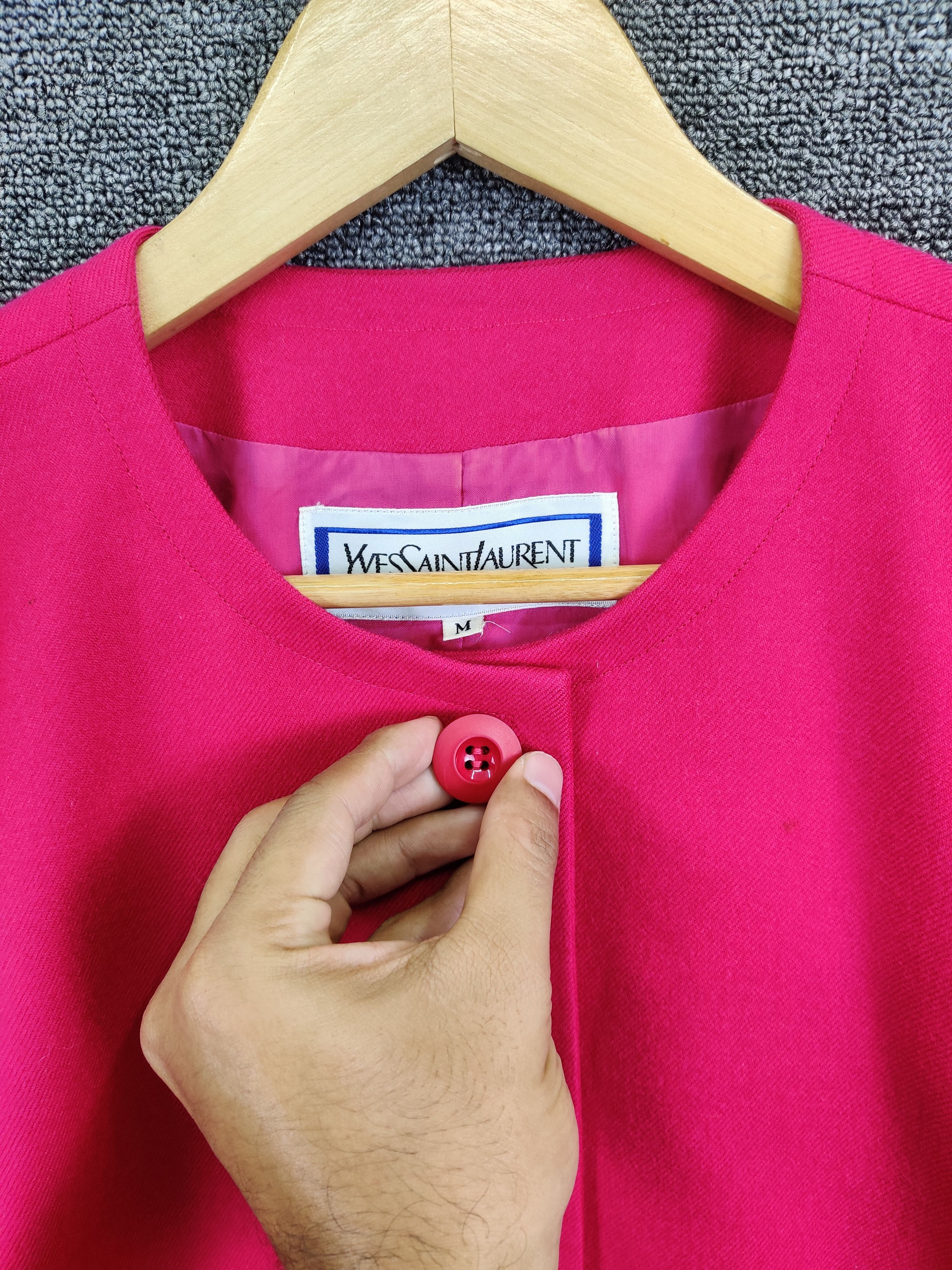 Yves Saint Laurent Vintage Yves Saint Laurent Wool Button Ups Coat Size US M / EU 48-50 / 2 - 3 Thumbnail