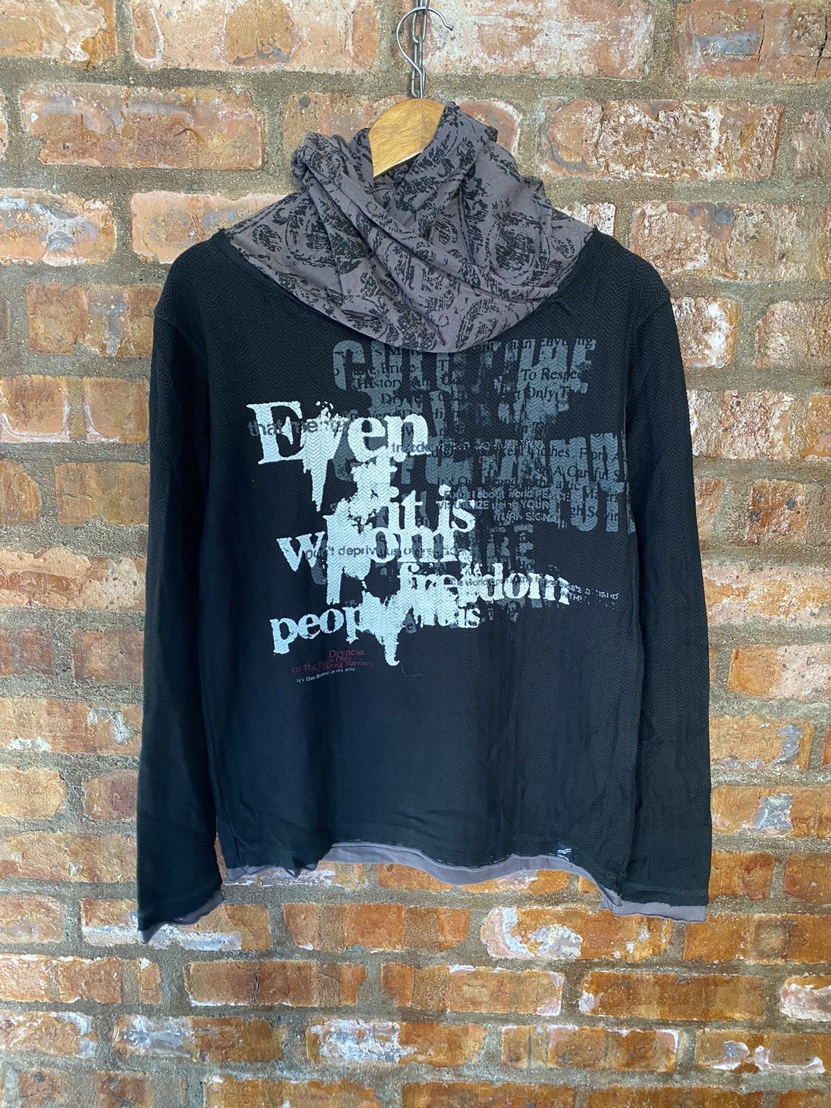In The Attic Ninja twist herringbone hoodie undercover Size US M / EU 48-50 / 2 - 5 Thumbnail