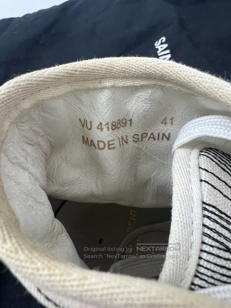Saint Laurent Paris Saint Laurent Paris Explosion Fist High Top Sneakers Size US 8 / EU 41 - 5 Thumbnail