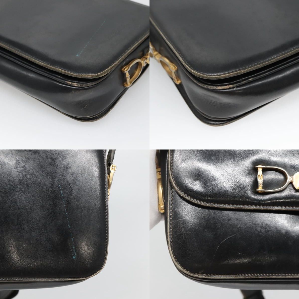 Celine CELINE Shoulder Bag Leather Black Size ONE SIZE - 11 Thumbnail