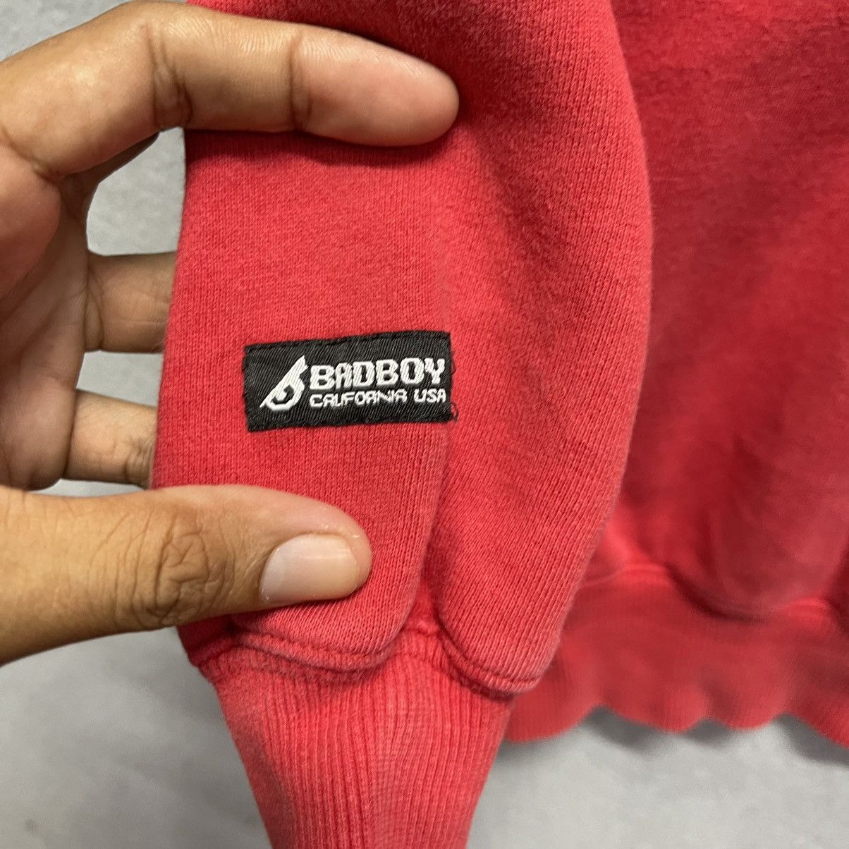 Vintage Bad Boy California USA Crewneck Sweatshirt – Red (L) Size US L / EU 52-54 / 3 - 6 Thumbnail