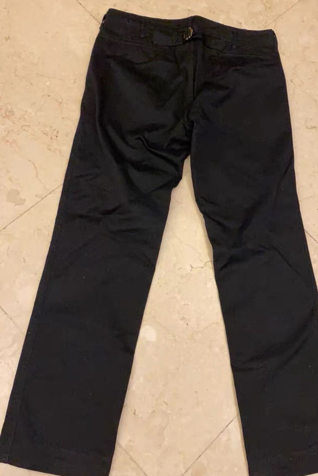 image of Visvim Slim Chino Black Pants, Men's (Size 41)