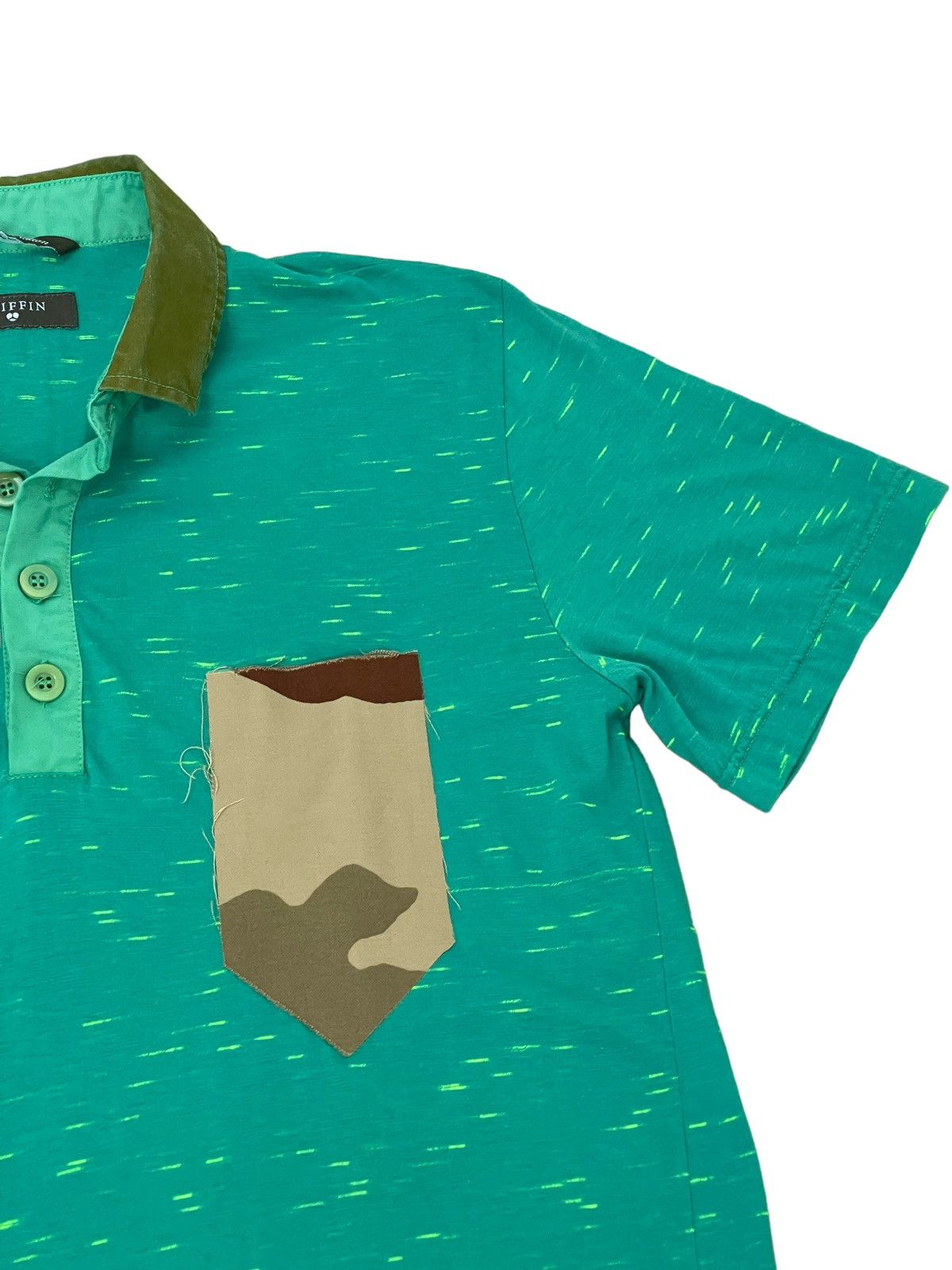 Griffin Patchwork Camo Griffin Italy Polo Shirt Limited Edition 5🟩6 Size US M / EU 48-50 / 2 - 5 Thumbnail