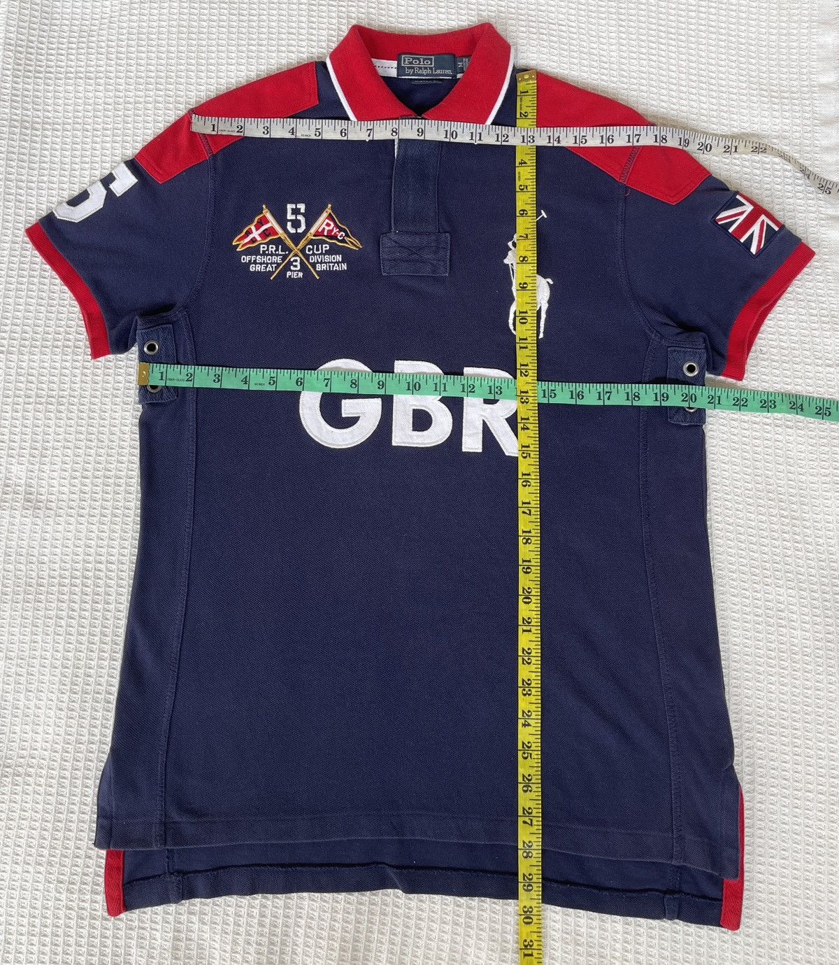 Polo Ralph Lauren Vintage’y2k🔥POLO RALPH LAUREN🔥GREAT BRITAIN 5 Polo Shirt Size US M / EU 48-50 / 2 - 12 Thumbnail