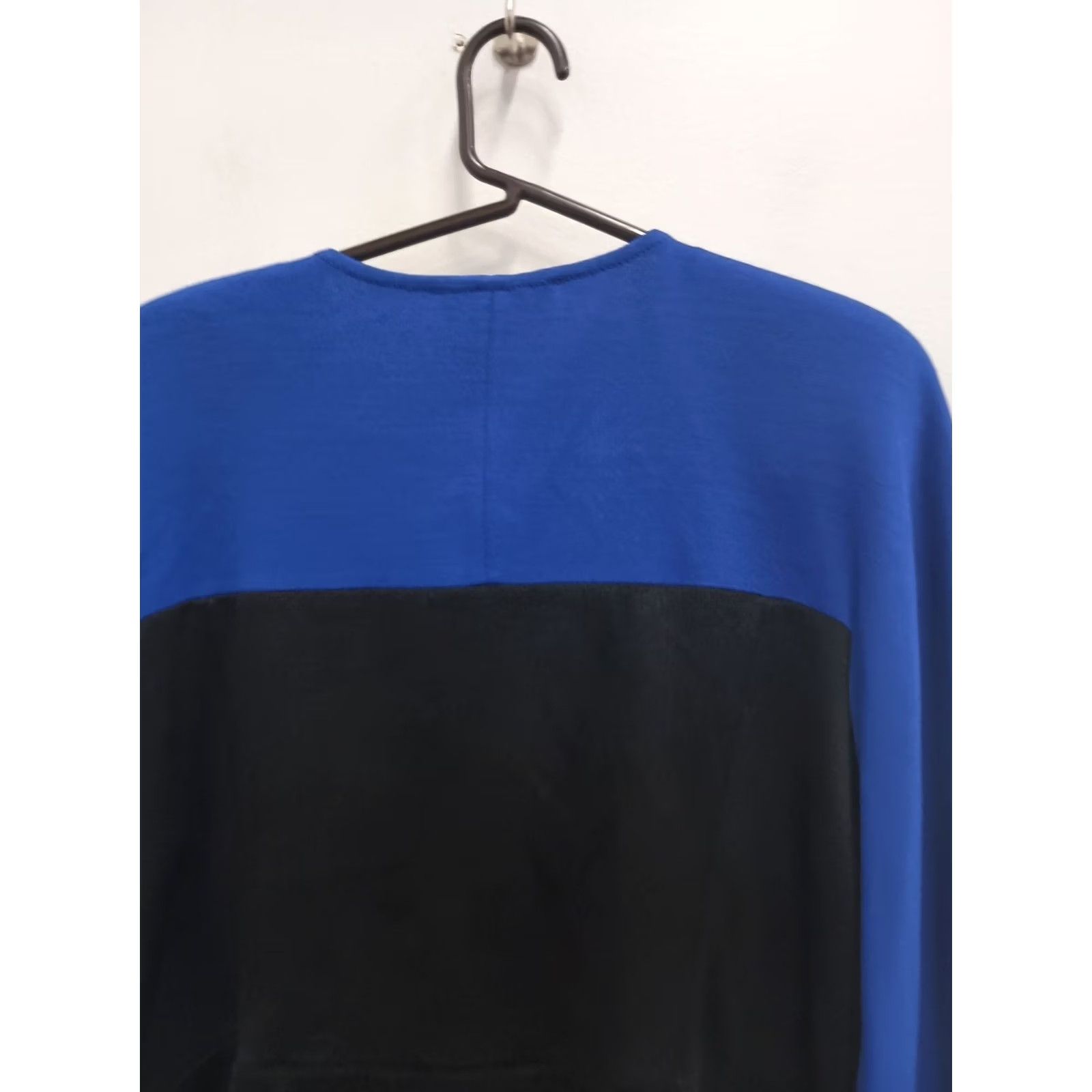 St. John St. John Jacket Women 12 Blue Black Wool Knit Santana Classic Timeless Old Money City Designer Formal Workwear Dressy Size XL / US 12-14 / IT 48-50 - 6 Thumbnail
