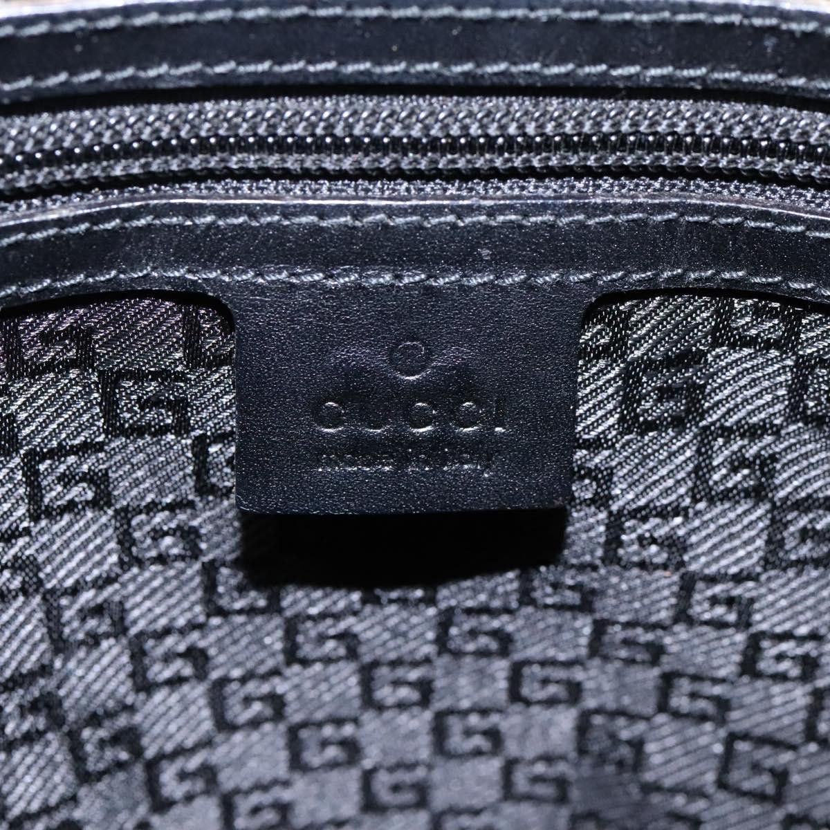 Gucci GUCCI Hand Bag Canvas Black Size ONE SIZE - 16 Thumbnail