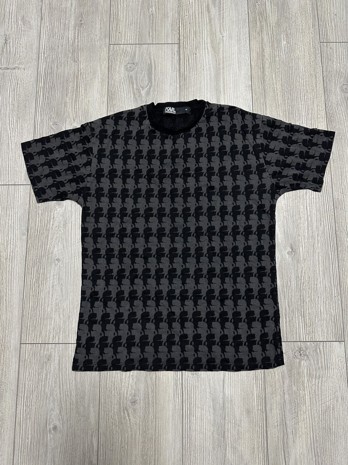 Karl Lagerfeld Karl Lagerfeld T-shirt Monogramm Size US M / EU 48-50 / 2 - 1 Thumbnail