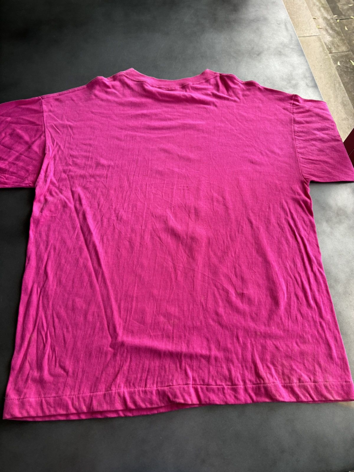 Vintage 1980s Vintage Boomer Tee 70s 80s Text Edgy Joke Stress Pink Size US XL / EU 56 / 4 - 5 Thumbnail