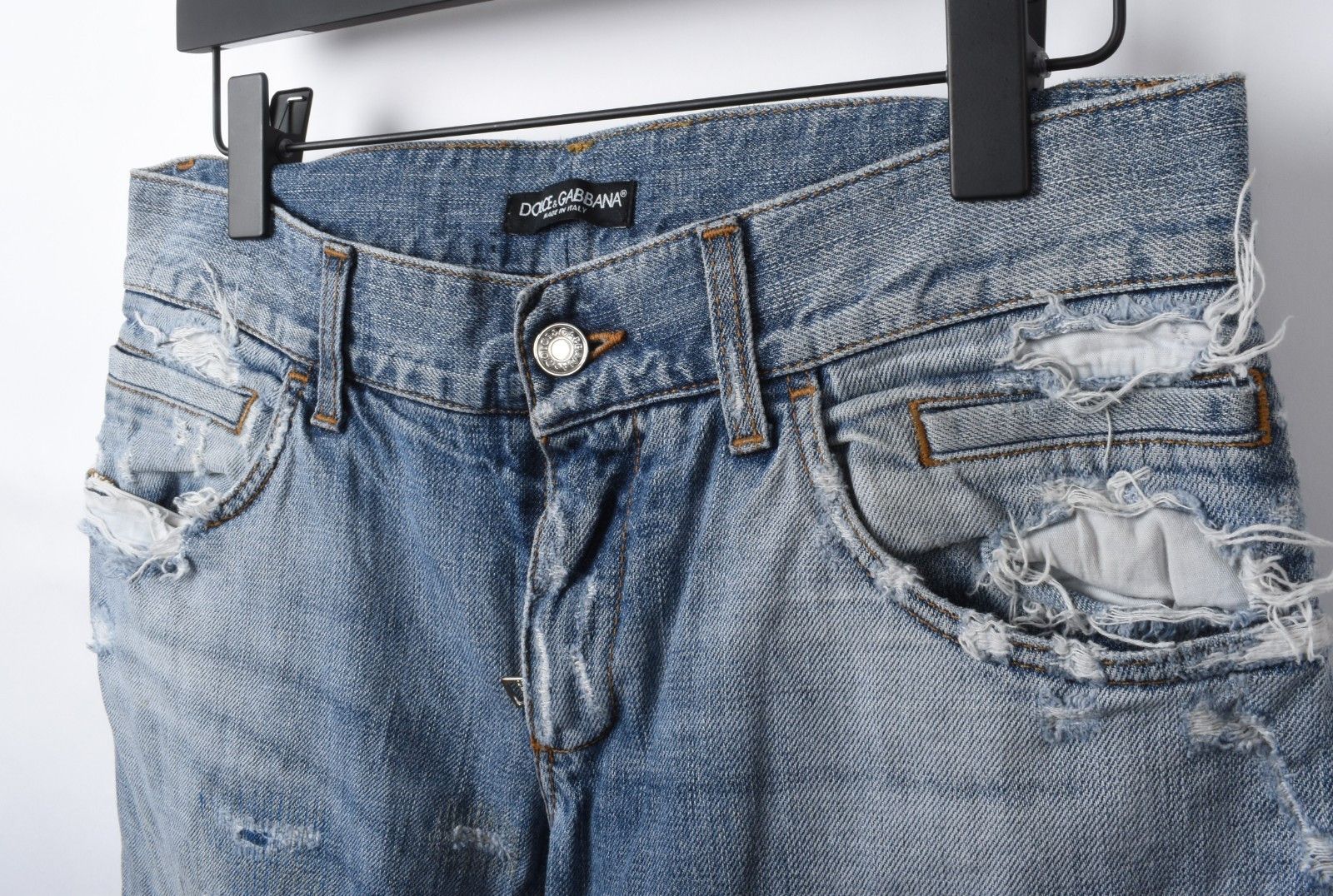Dolce & Gabbana Dolce Gabbana Men Jeans Distressed Size IT52/L, S1986 Size US 36 / EU 52 - 5 Thumbnail