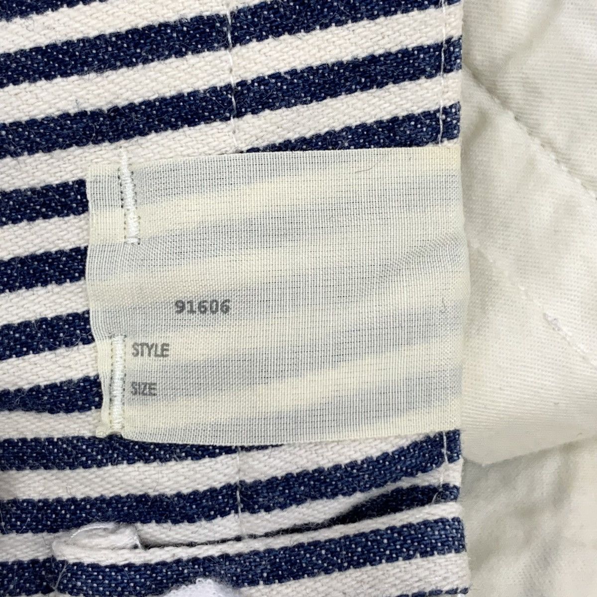 N.Hoolywood N.Hoolywood Color Block Striped Cotton Casual Trousers K26WX Size US 32 / EU 48 - 6 Thumbnail