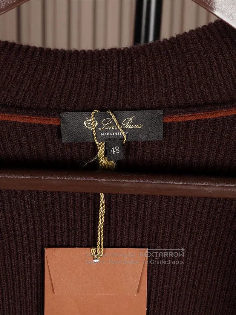 Loro Piana LORO PIANA Men's thick double wool knit hooded coat for au Size US M / EU 48-50 / 2 - 4 Thumbnail