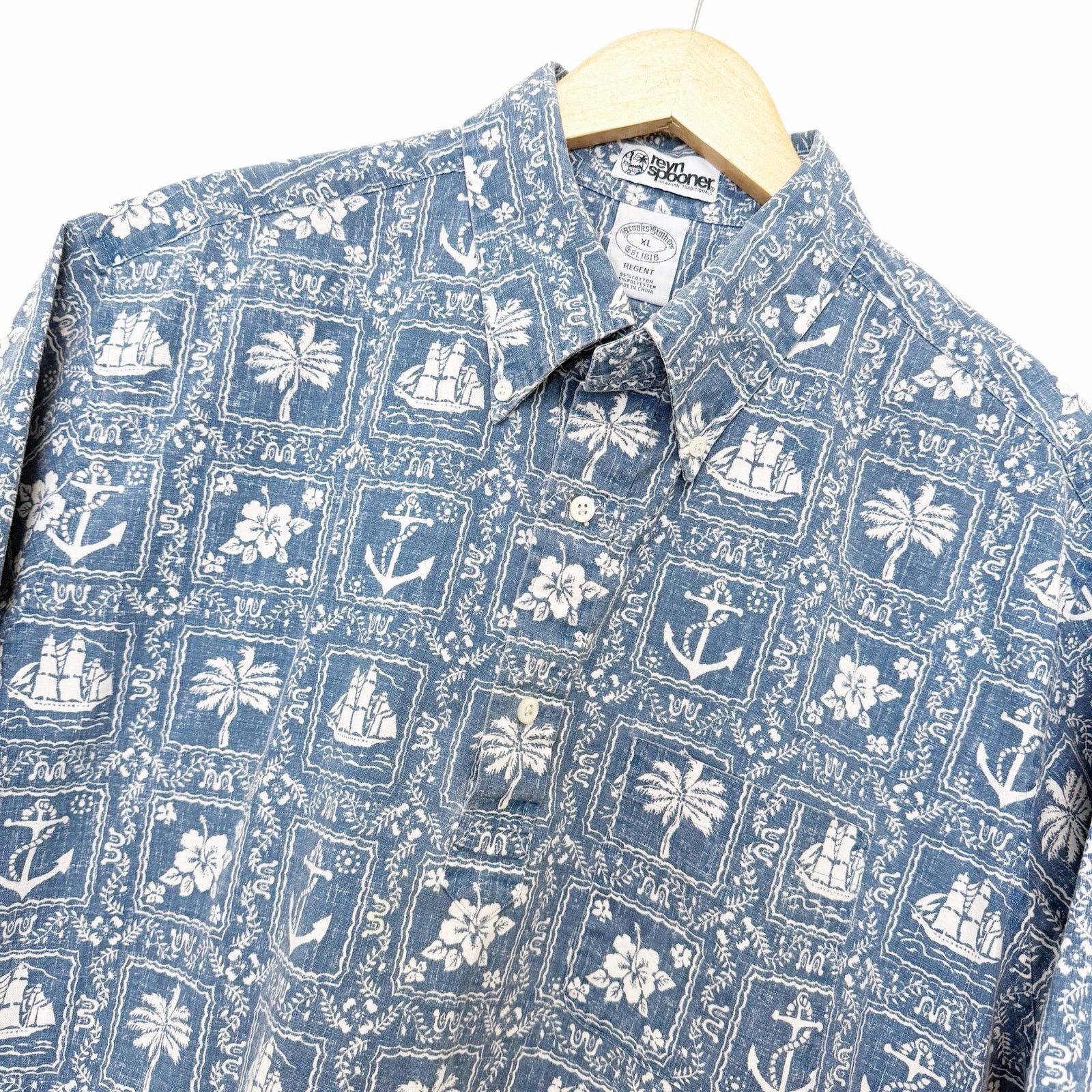Brooks Brothers Reyn Spooner Lahaina Sailor Regent Shirt XL