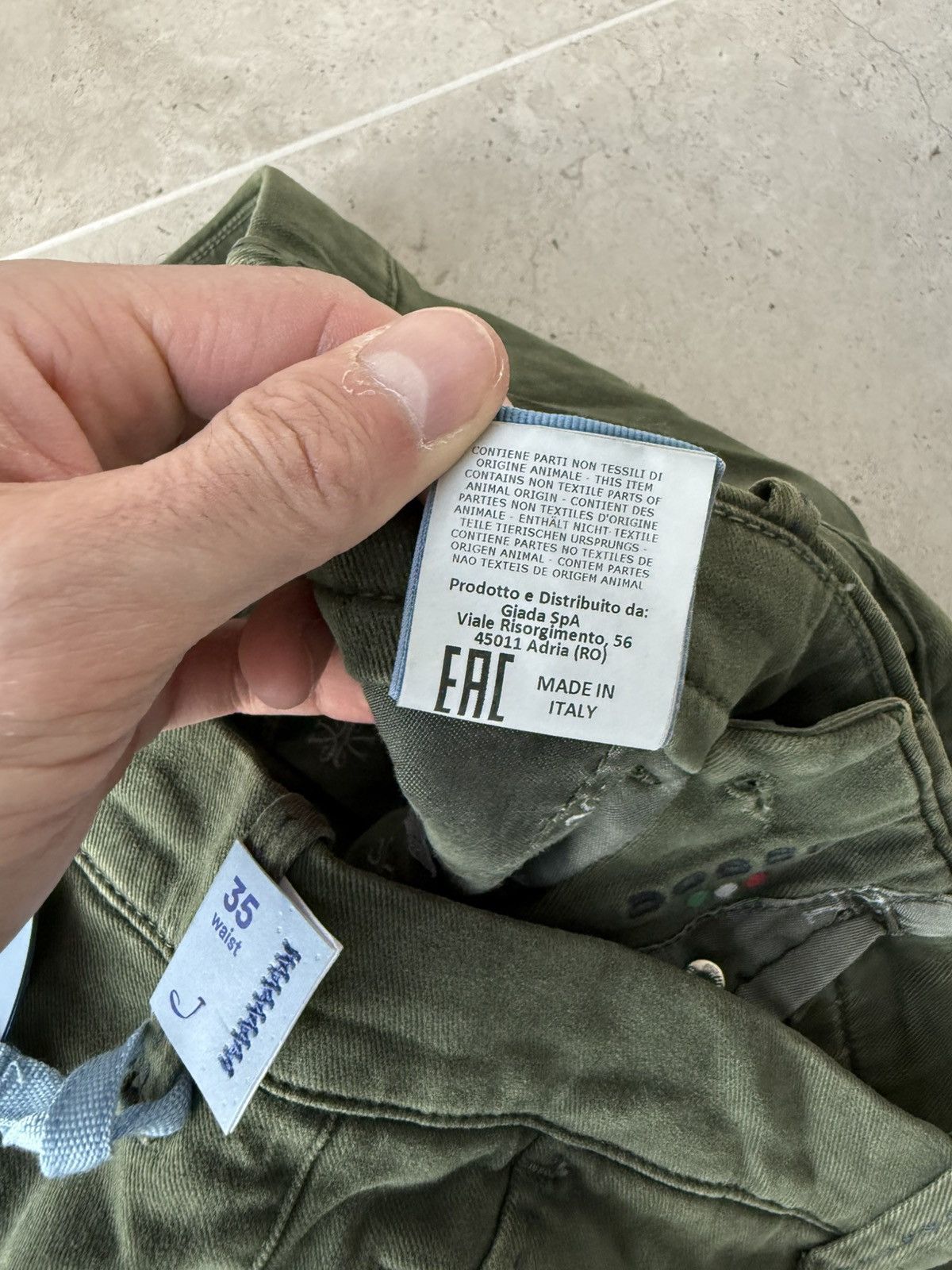Jacob Cohen JACOB COHEN Comfort Bobby Chino Pants Size US 35 - 7 Thumbnail