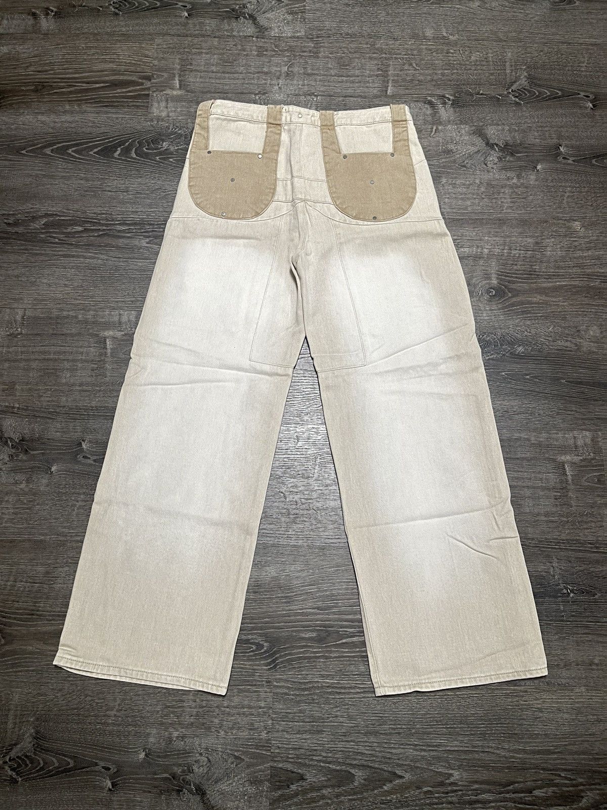 basketcase gallery Fine Culture ‘Drab Trouser’ Multi-Pocket Baggy Denim Size US 32 / EU 48 - 5 Thumbnail