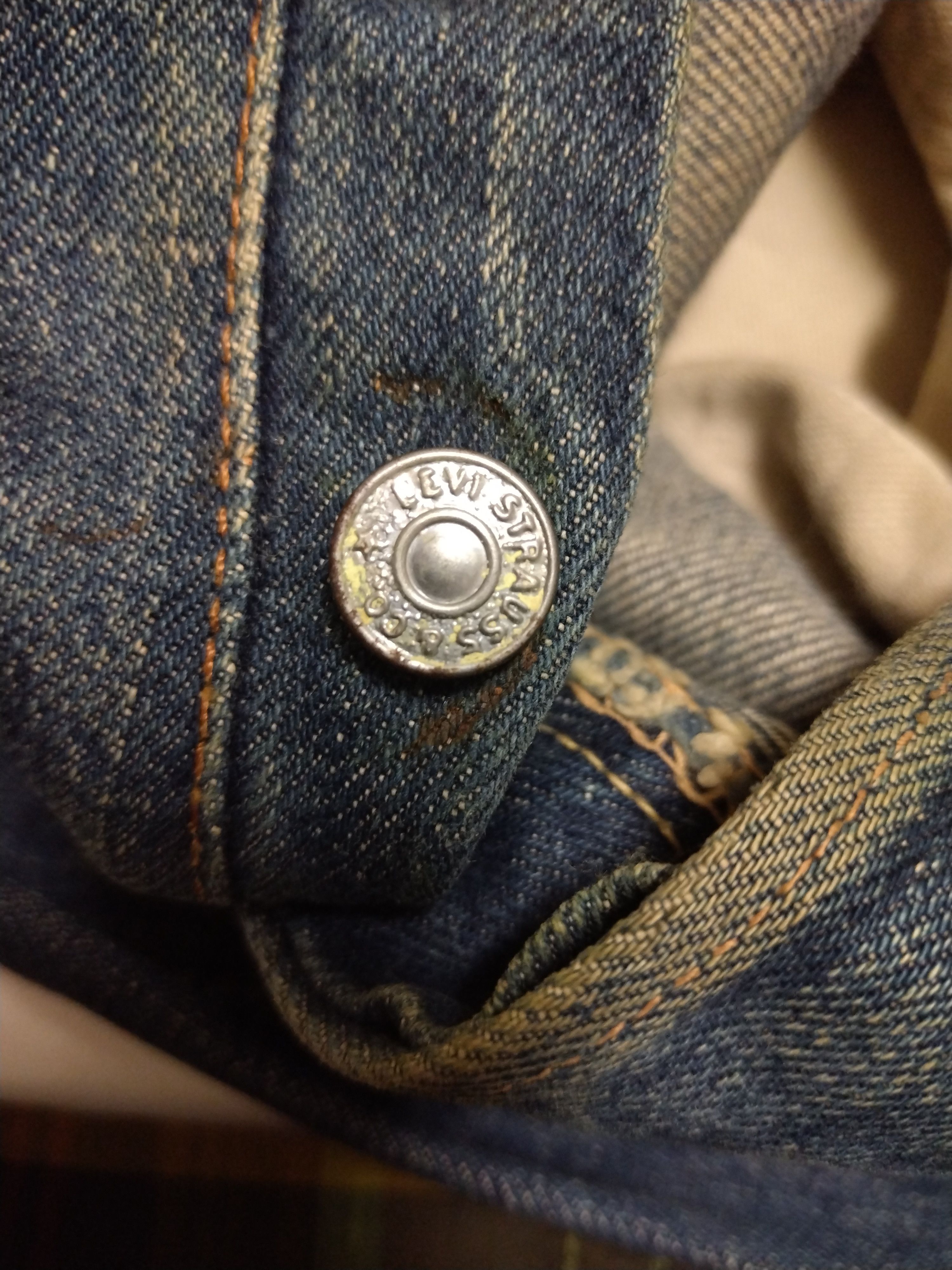 Levi's × Vintage 💥True Vtg 60's Levi’s top button 'W' Selvedge Rare🌟 Size US 32 / EU 48 - 15 Thumbnail
