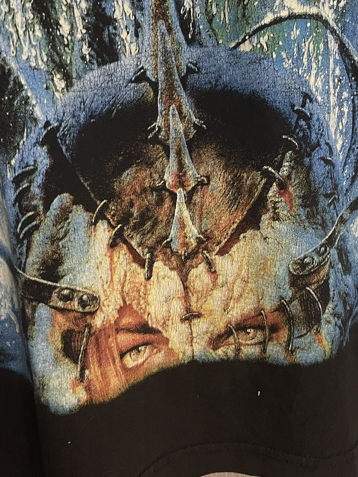Band Tees Crazy Rare Vintage 90s Metallica Demon Skull AOP T-shirt Size US XL / EU 56 / 4 - 9 Thumbnail