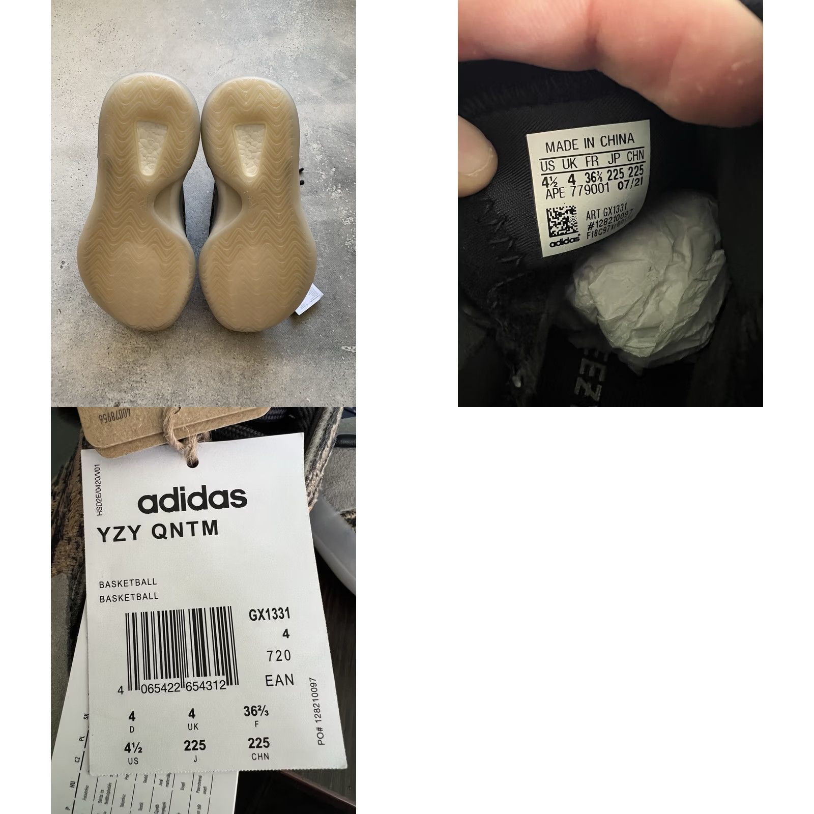 Adidas adidas Yeezy QNTM AMBER TINT GREY QUANTUM HI SNEAKERS US 4.5 UK 4 EU 36 2/3 Women Shoes Sneaker Multicolor 2021 Mens Womens Girls Boys Size US 4 / IT 34 - 8 Thumbnail