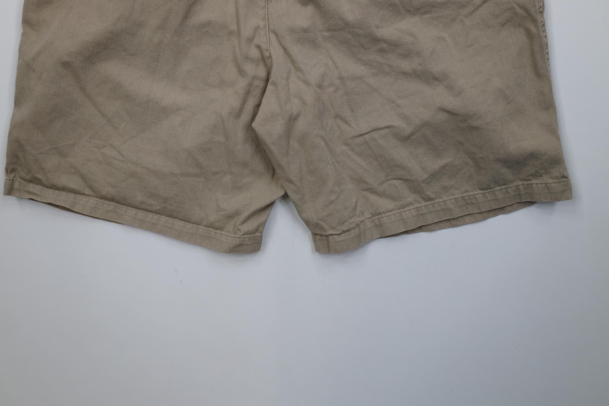 Vintage Vintage 90s Streetwear Above Knee Chino Shorts Beige Cotton Size US 32 / EU 48 - 13 Thumbnail