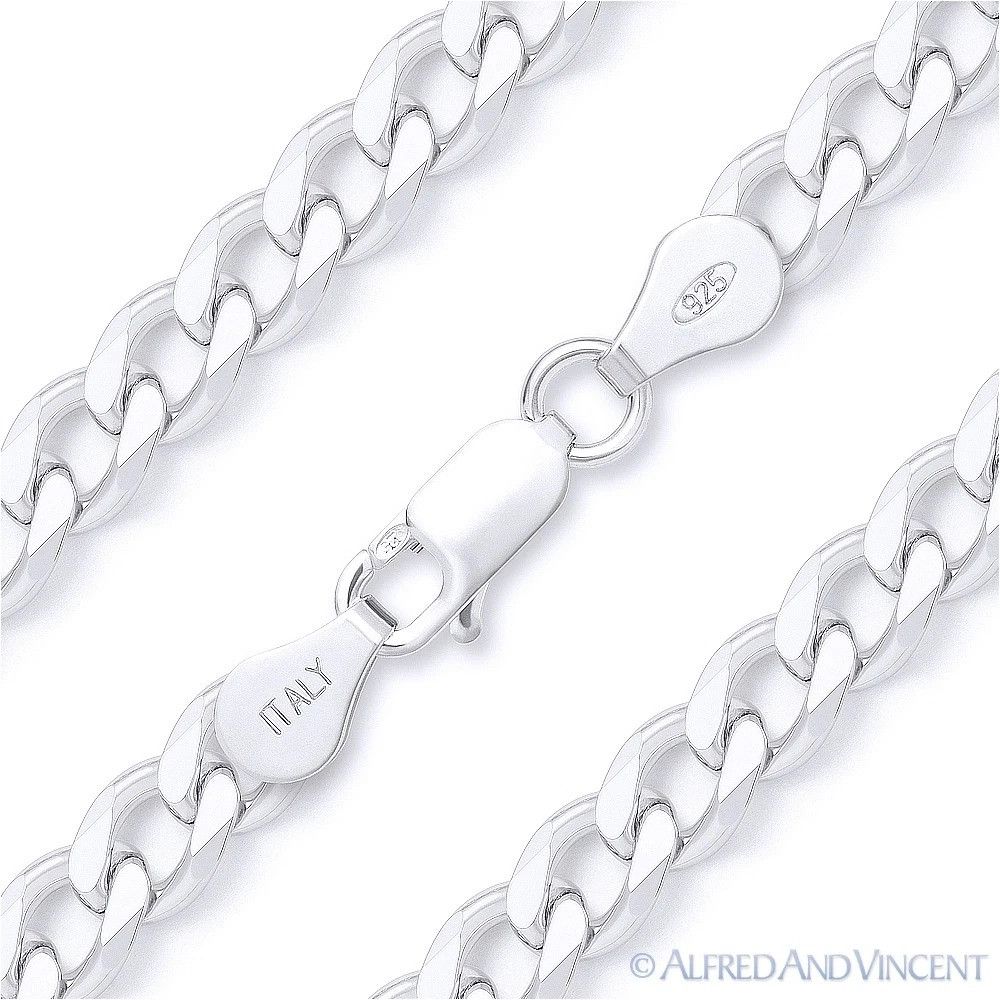 Other Cuban / Curb Link Chain Bracelet in .925 Sterling Silver Size ONE SIZE - 1 Thumbnail