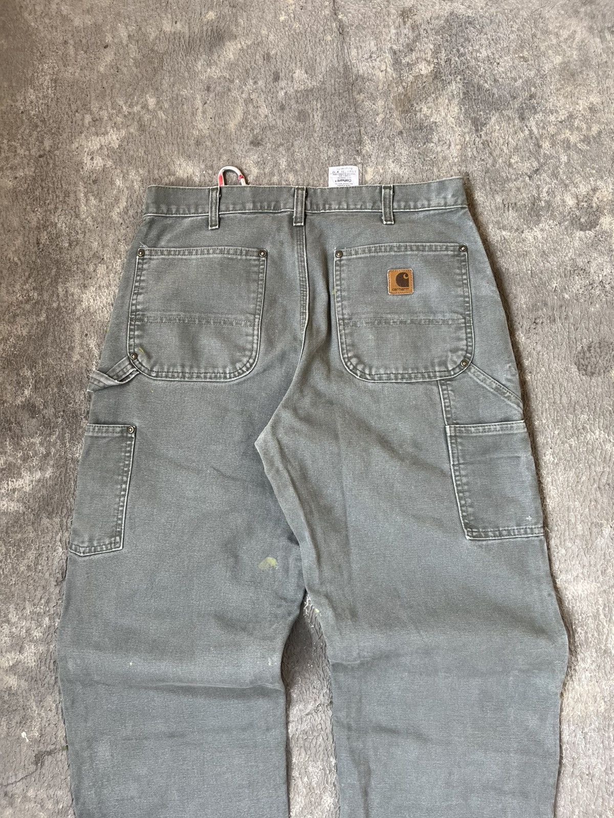 Carhartt Carhartt Double Knee B136 Moss Green Dungaree Fit Size US 32 / EU 48 - 4 Thumbnail