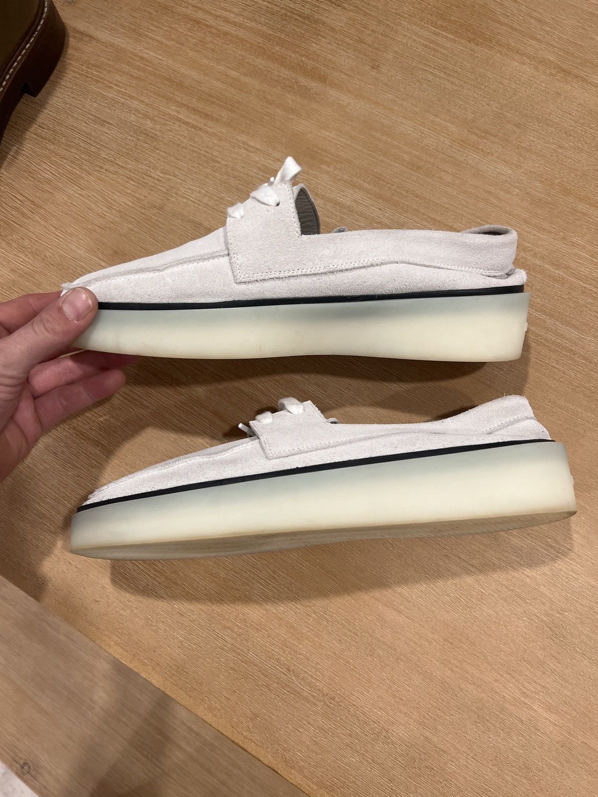 Fear of God Fear if God White Suede Boat Shoe Size 42 Size US 9.5 / EU 42-43 - 5 Thumbnail
