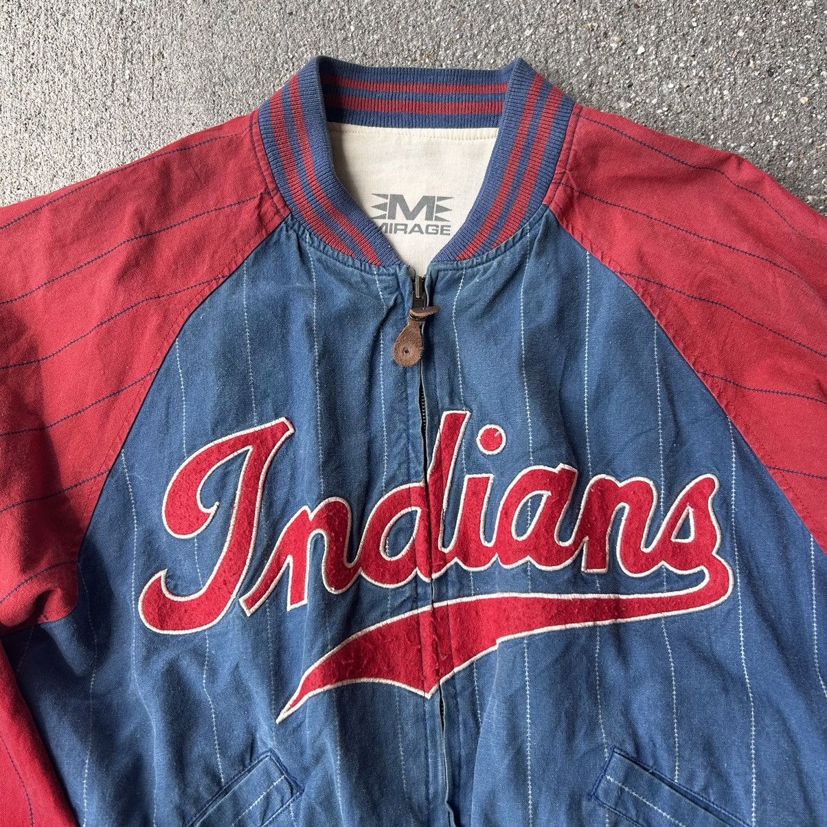 MLB 1991 Cleveland indians reversible mirage jacket Size US M / EU 48-50 / 2 - 3 Thumbnail