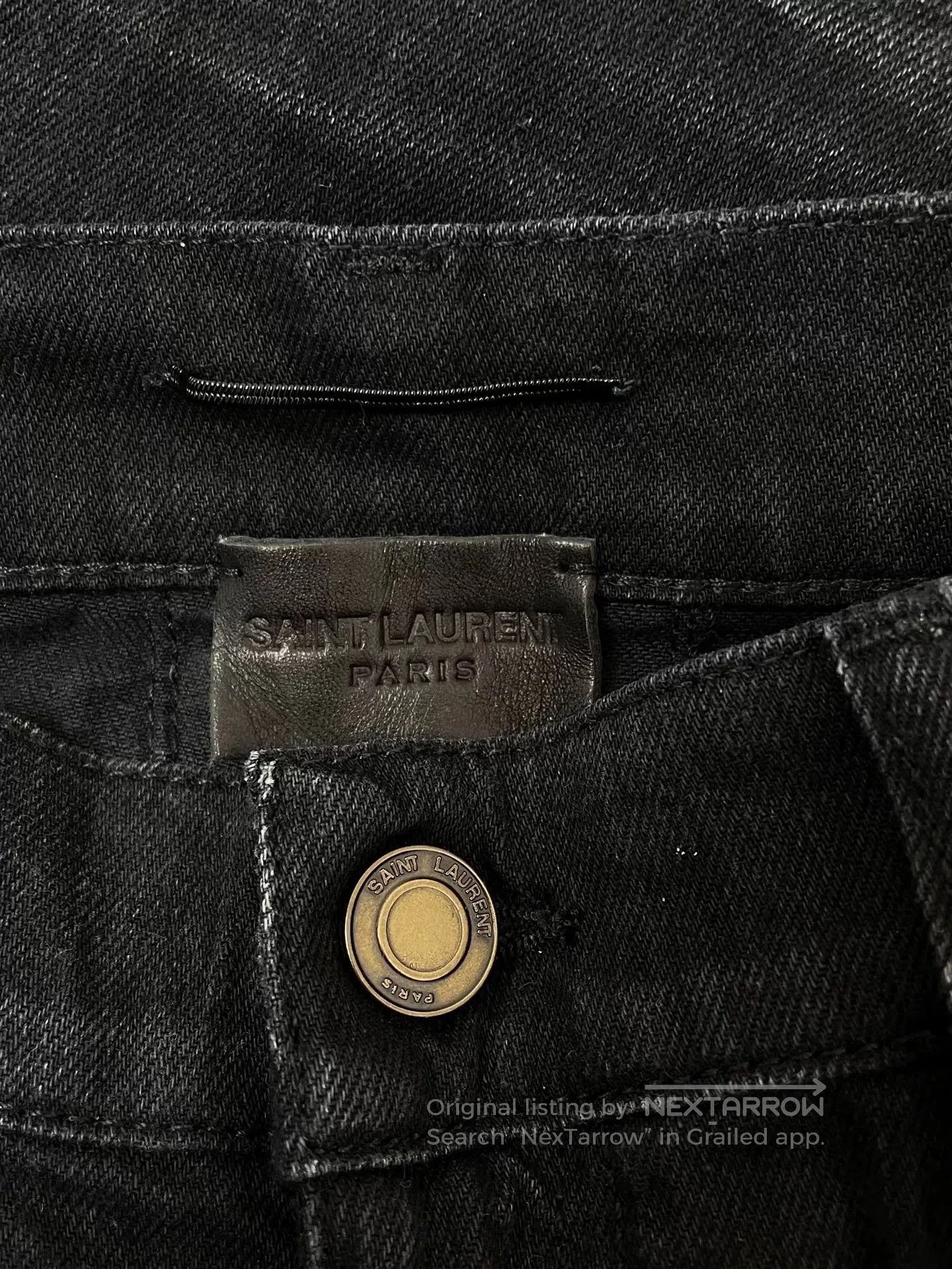 Saint Laurent Paris Saint Laurent Distressed Jeans. Size US 30 / EU 46 - 3 Thumbnail