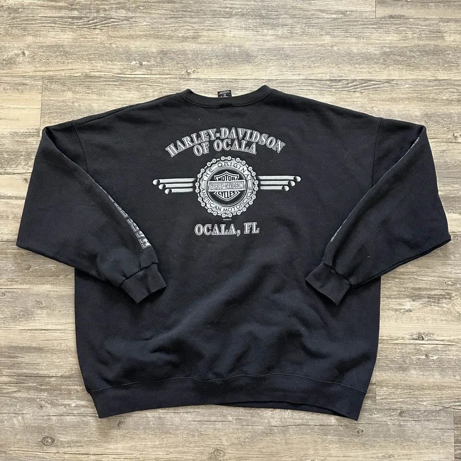 Harley Davidson Vintage Harley Davidson Crewneck Sweatshirt Size 3XL Size US XXL / EU 58 / 5 - 6 Thumbnail