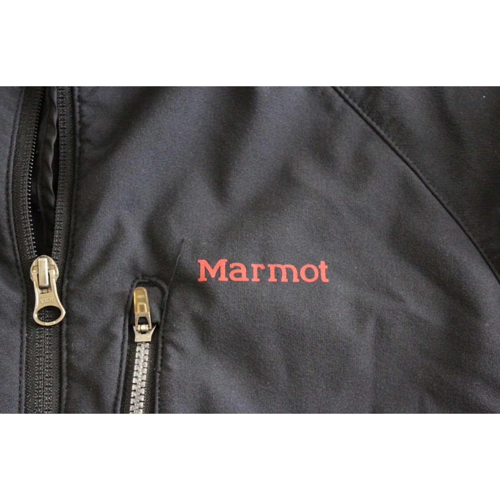 Vintage WOMENS Marmont Zippered Soft Shell Jacket SWEATER Medium M Jacket Women Black Size M / US 6-8 / IT 42-44 - 3 Thumbnail