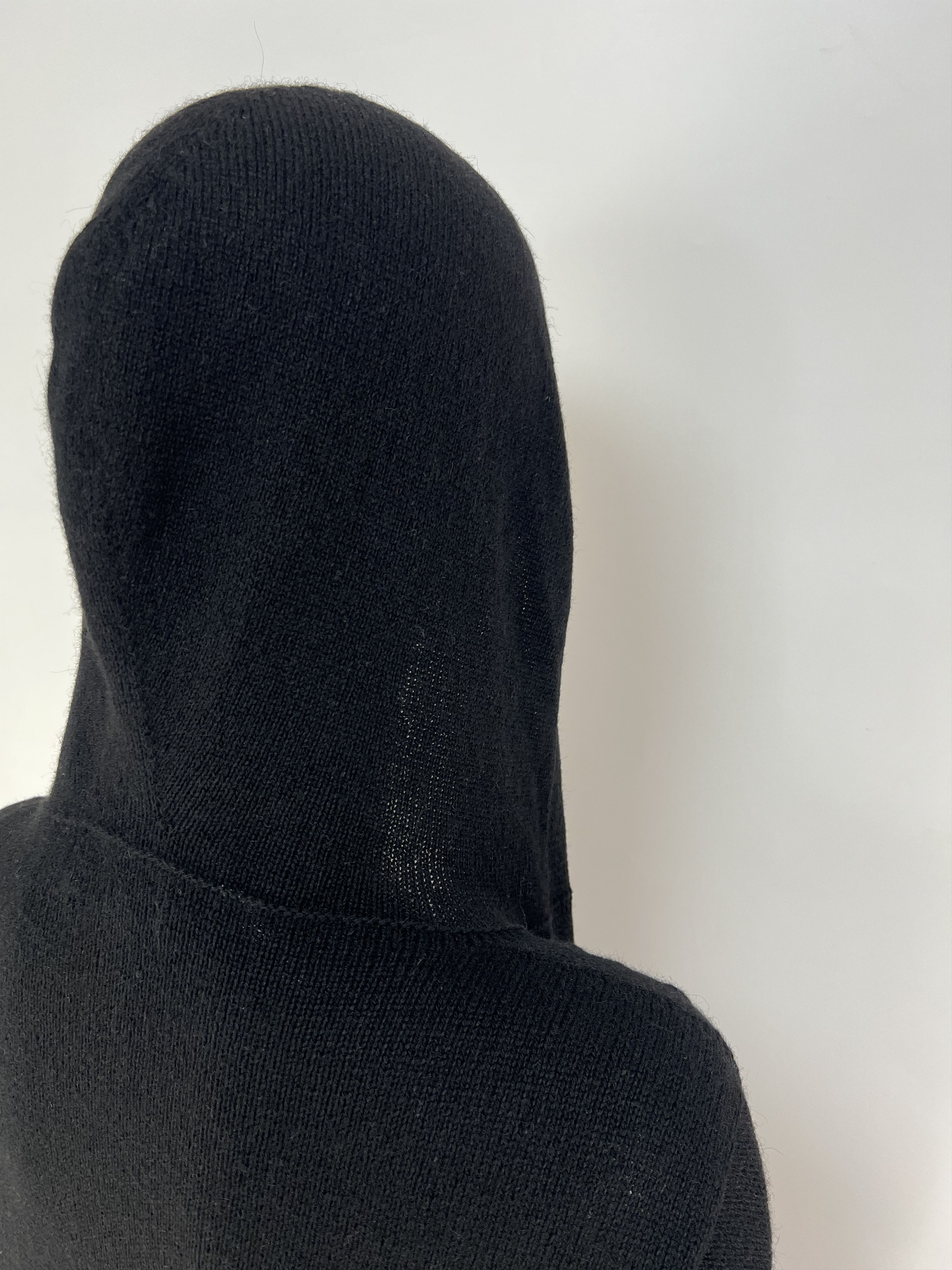 Woolrich Woolen Mills Woolrich Women's Black Wool Hooded Open Long Cardigan Size S Size S / US 4 / IT 40 - 13 Thumbnail
