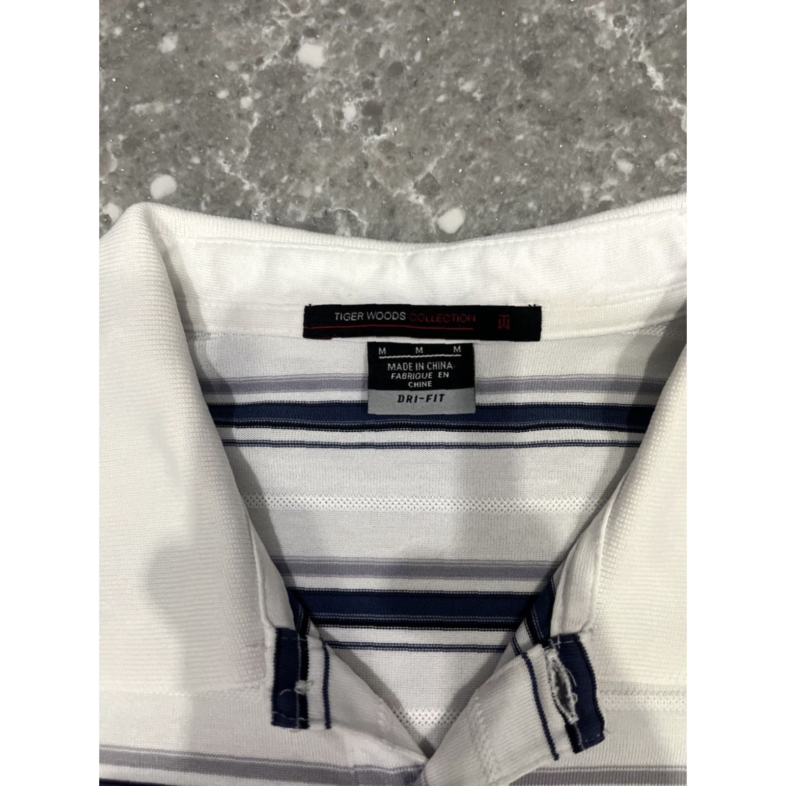 Nike Nike Golf Polo Shirt Mens White 100% Cotton Whistling Straits Logo Nike Tiger Woods Collection M size Size US M / EU 48-50 / 2 - 4 Thumbnail
