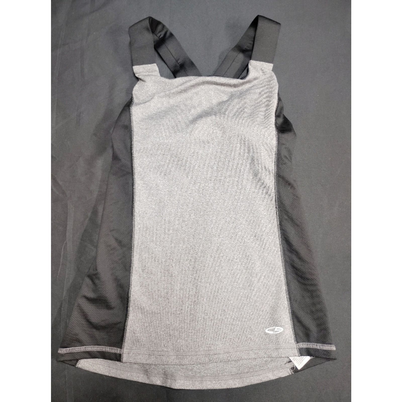 Champion Champion Gray Athletic Tank Top with Black Side Panels Size XS / US 0-2 / IT 36-38 - 1 Thumbnail