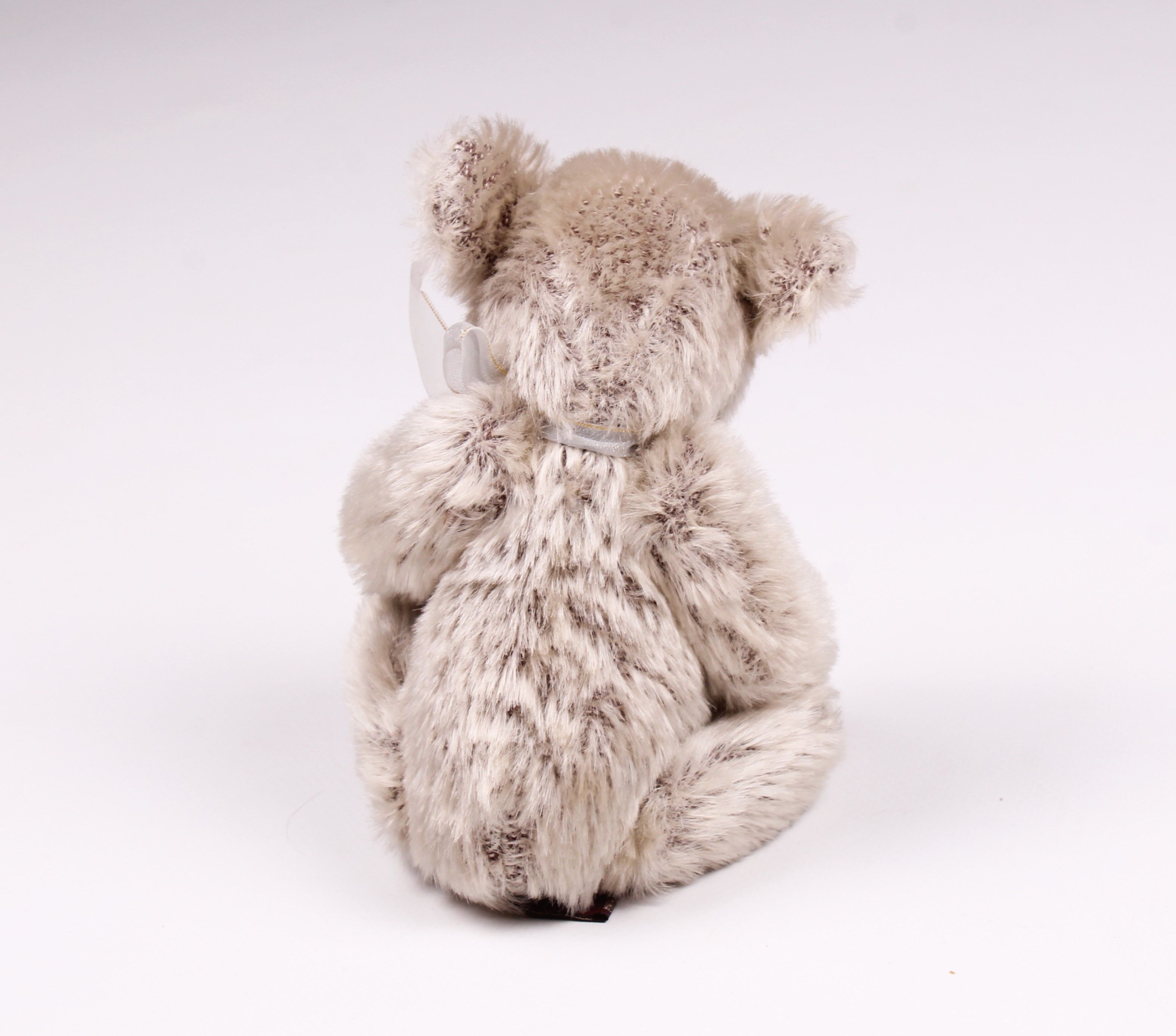 Vintage Vintage TY 1993 Cute Plush Gray Stuffed Teddy Bear Size ONE SIZE - 4 Thumbnail