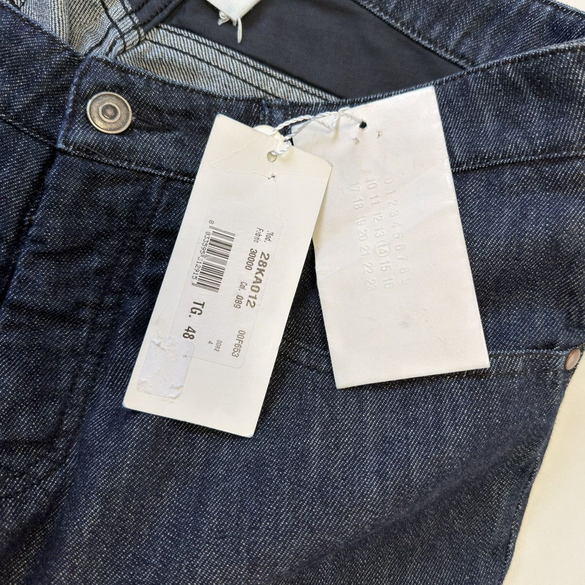Maison Margiela A/W 08 Straight Fit Raw Blue Denim Jeans Size US 32 / EU 48 - 6 Thumbnail