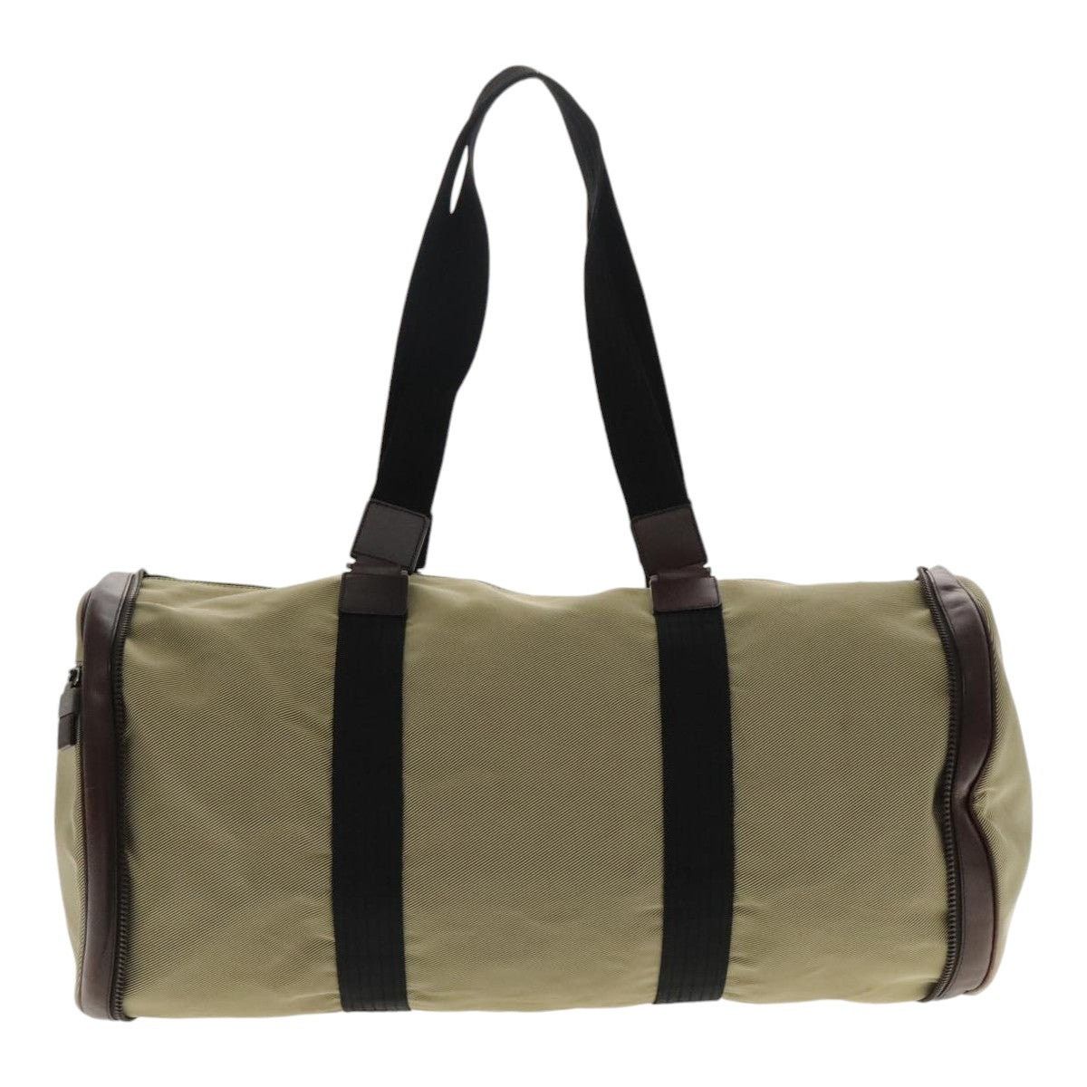 Salvatore Ferragamo Salvatore Ferragamo Boston Bag Canvas Beige Silver Size ONE SIZE - 2 Thumbnail