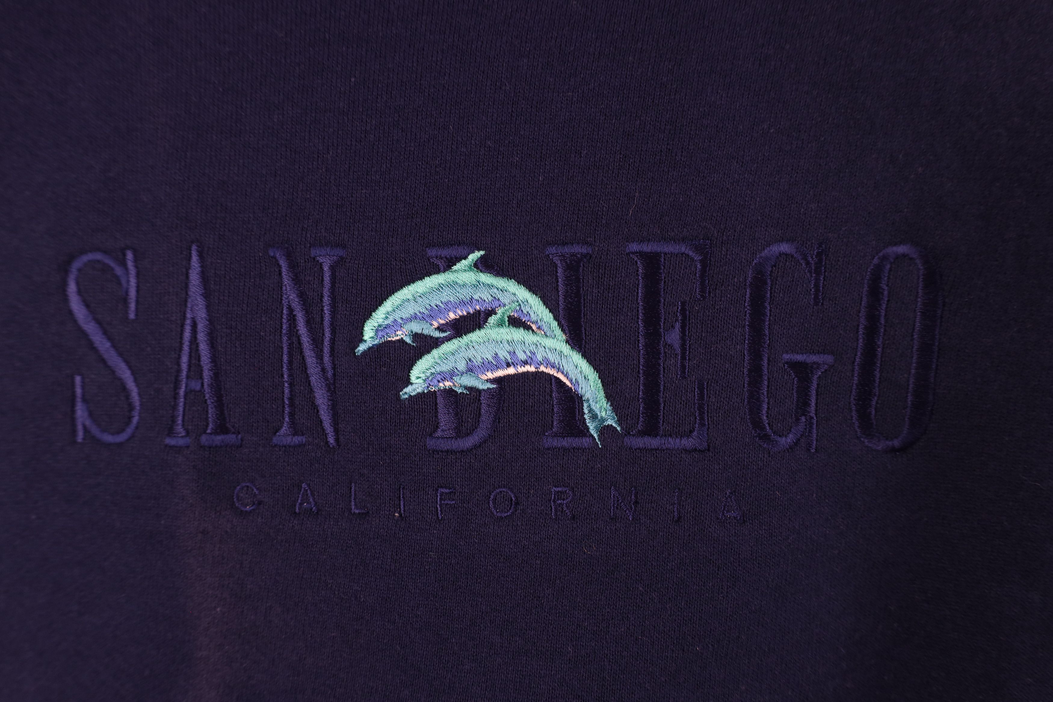 Vintage Deadstock Vintage 90s Streetwear Diego Dolphins Sweatshirt Size S / US 4 / IT 40 - 4 Thumbnail