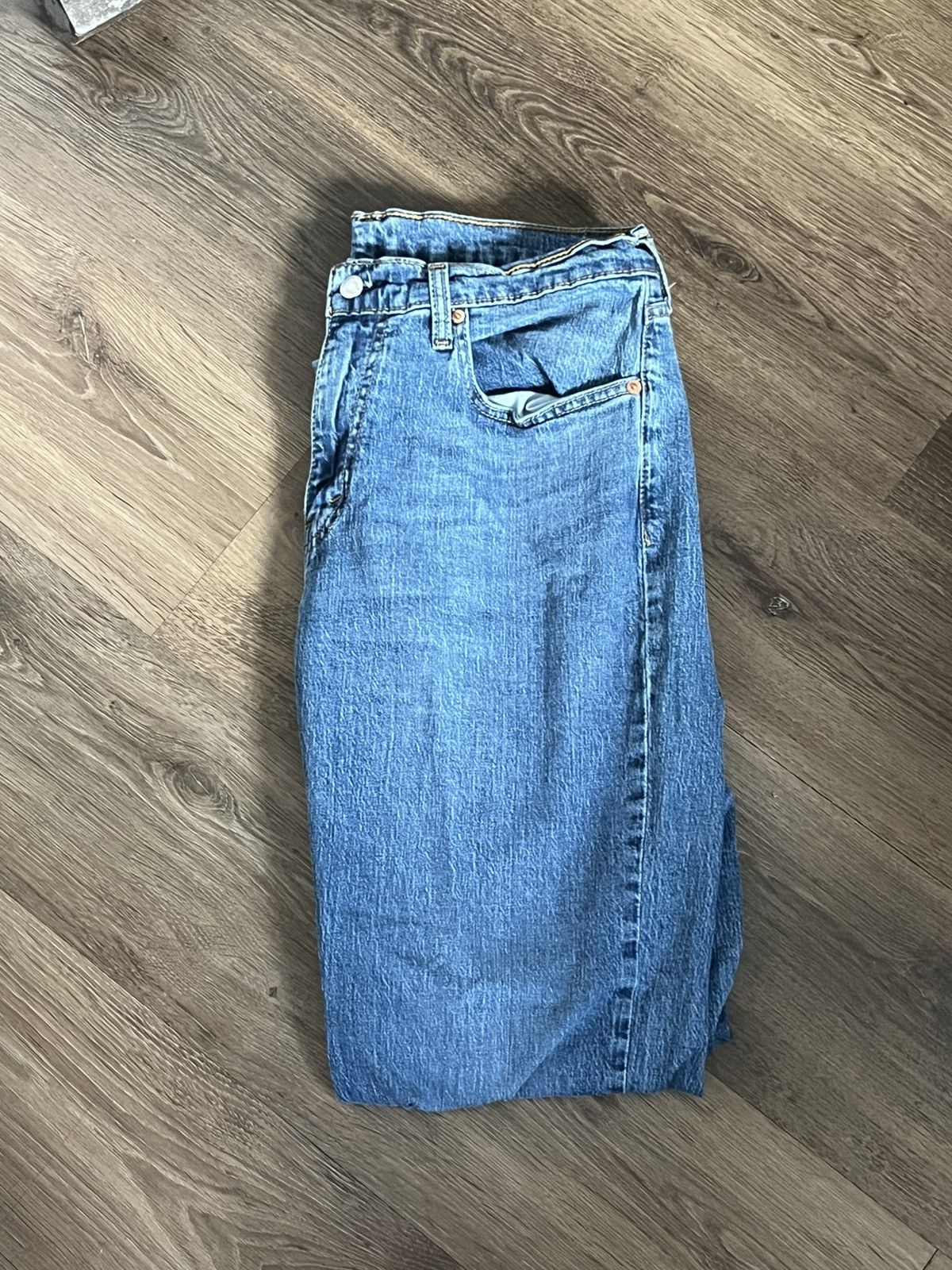 Levi's Levis Blue Baggy Jeans Size US 34 / EU 50 - 1 Thumbnail