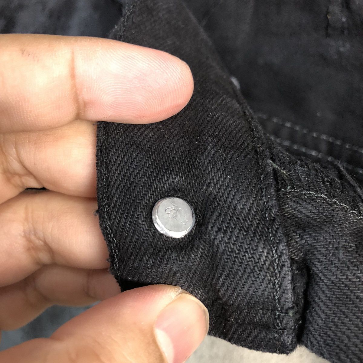 Levi's DLL Hippie Levis Black patchwork vintage Denim Pants #A2616 Size US 32 / EU 48 - 13 Thumbnail