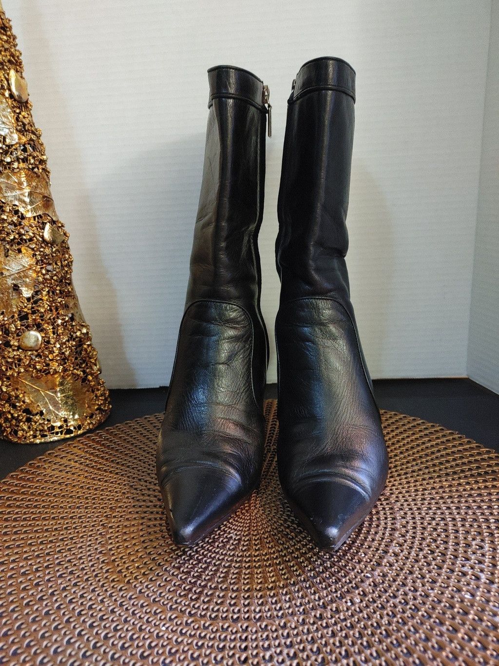 Dolce & Gabbana Dolce Gabbana Vero Cuoio Leather Boots size 37 Size US 6.5 / IT 36.5 - 3 Thumbnail