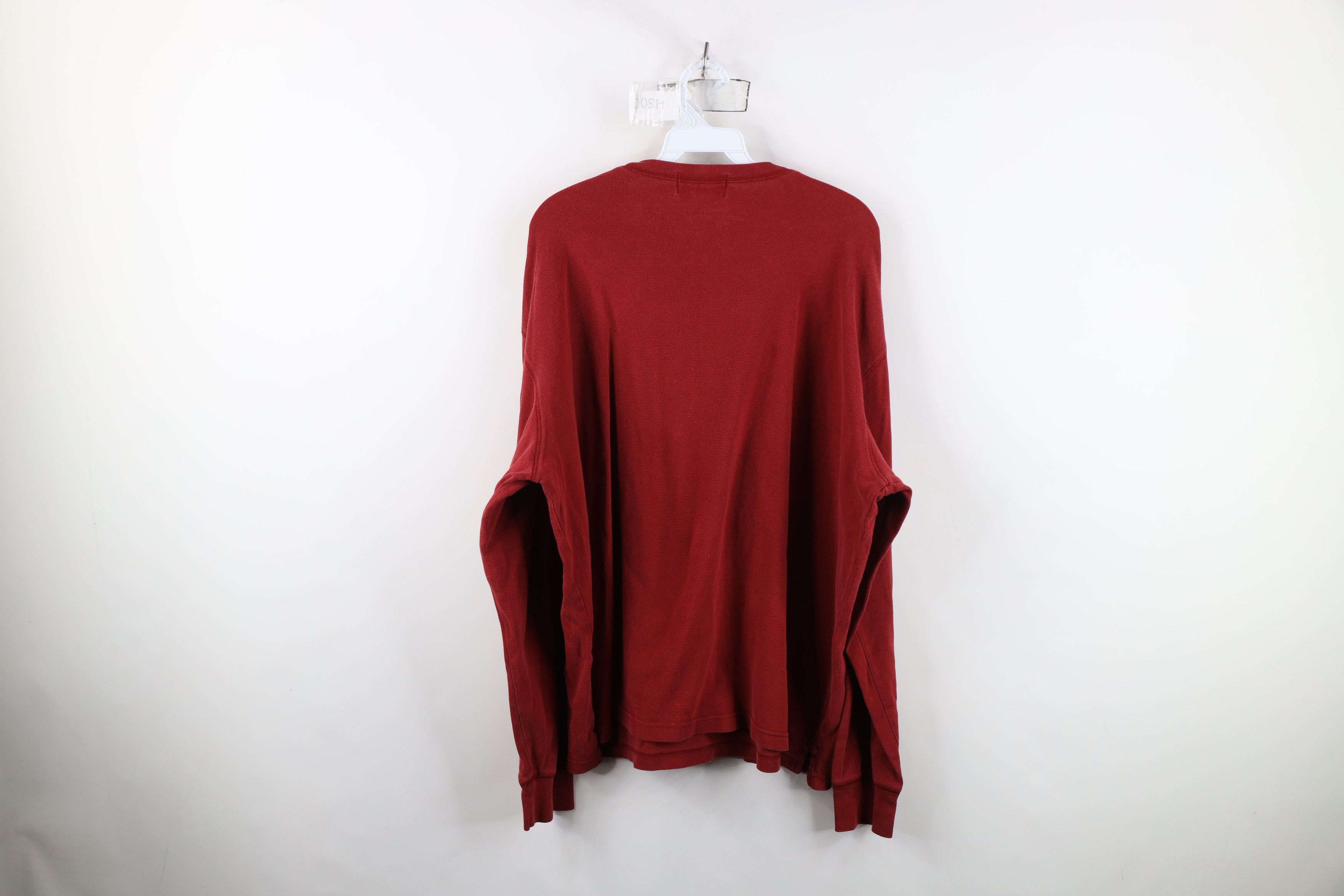 Eddie Bauer Vintage Eddie Bauer Waffle Knit Long Sleeve T-Shirt Red Size US XL / EU 56 / 4 - 11 Thumbnail