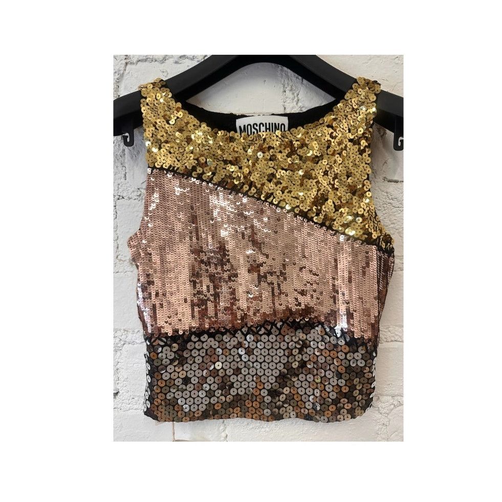 Moschino AW15 MOSCHINO COUTURE x Jeremy Scott Embellished Cropped Top Size S / US 4 / IT 40 - 7 Thumbnail